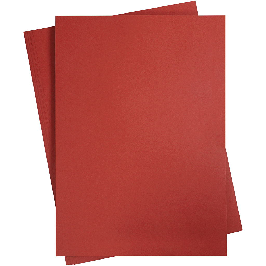 Färgad kartong, bordeaux, A2, 420x600 mm, 180 g, 10 ark/ 1 f Bordeaux, 10 st