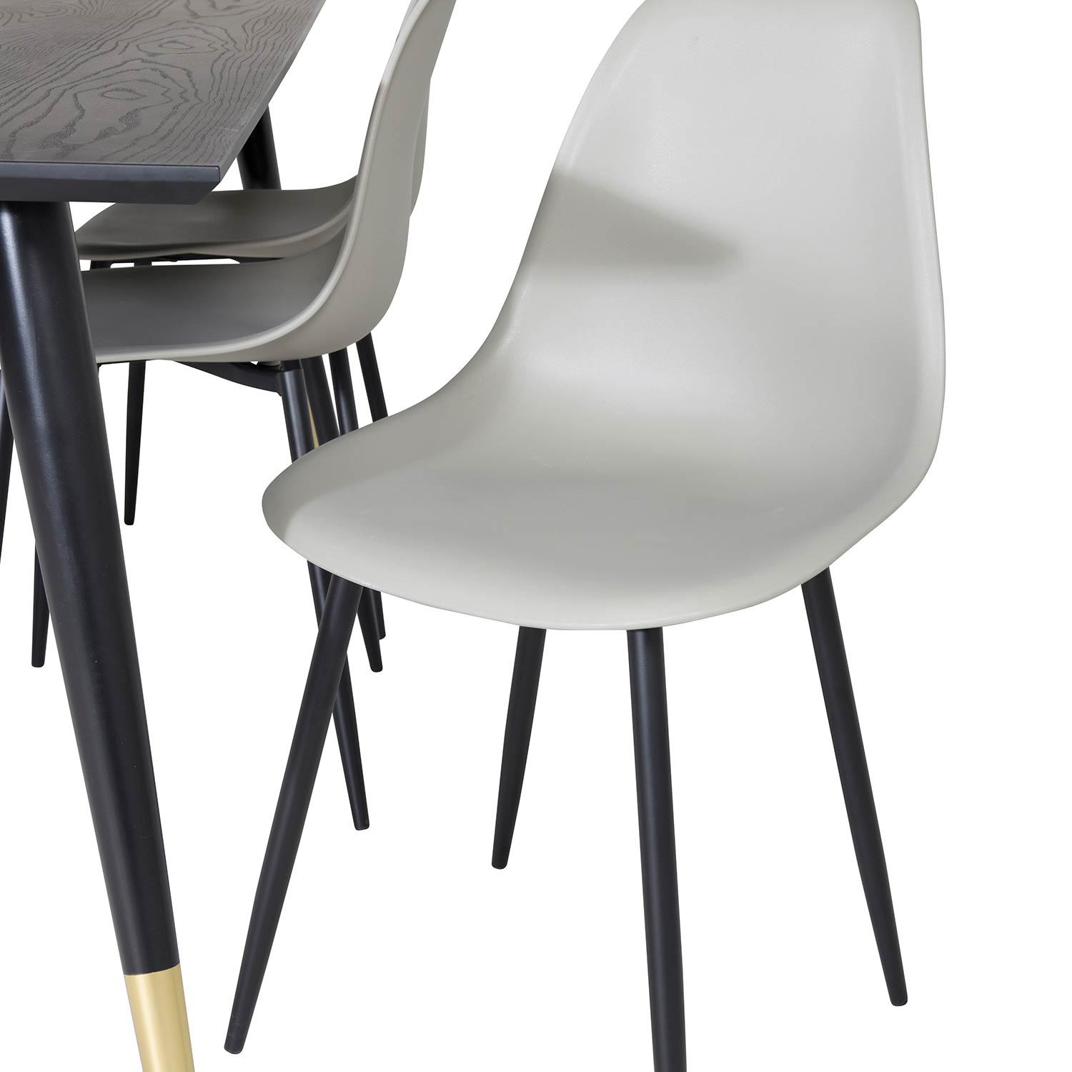 Spisegruppe Venture Home Dipp med 6 Polar Plast Stoler