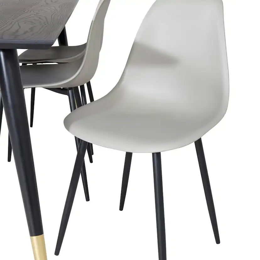 Spisegruppe Venture Home Dipp med 6 Polar Plast Stoler