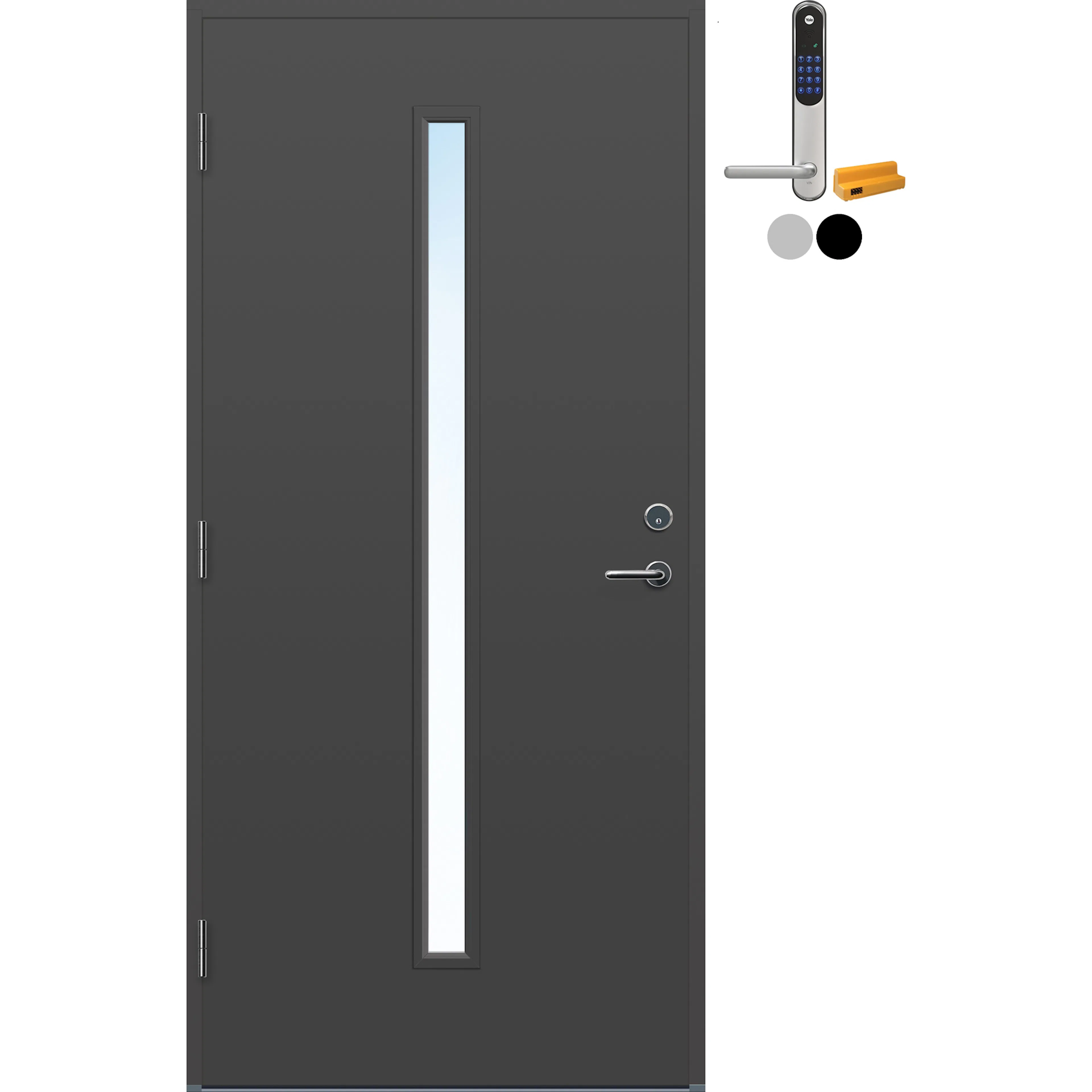 NCS S-7500-N, Mørk Grå