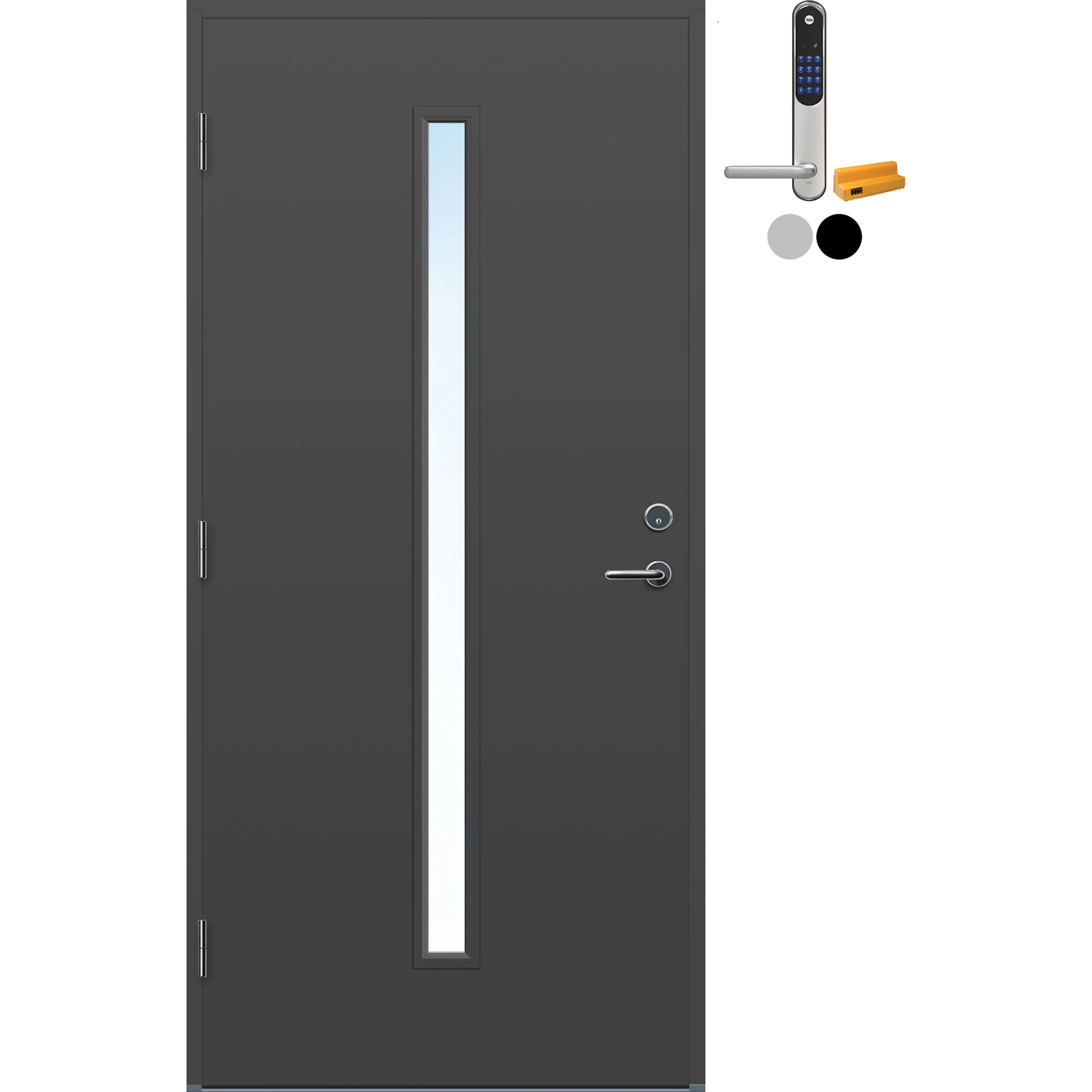 NCS S-7500-N, Mørk Grå
