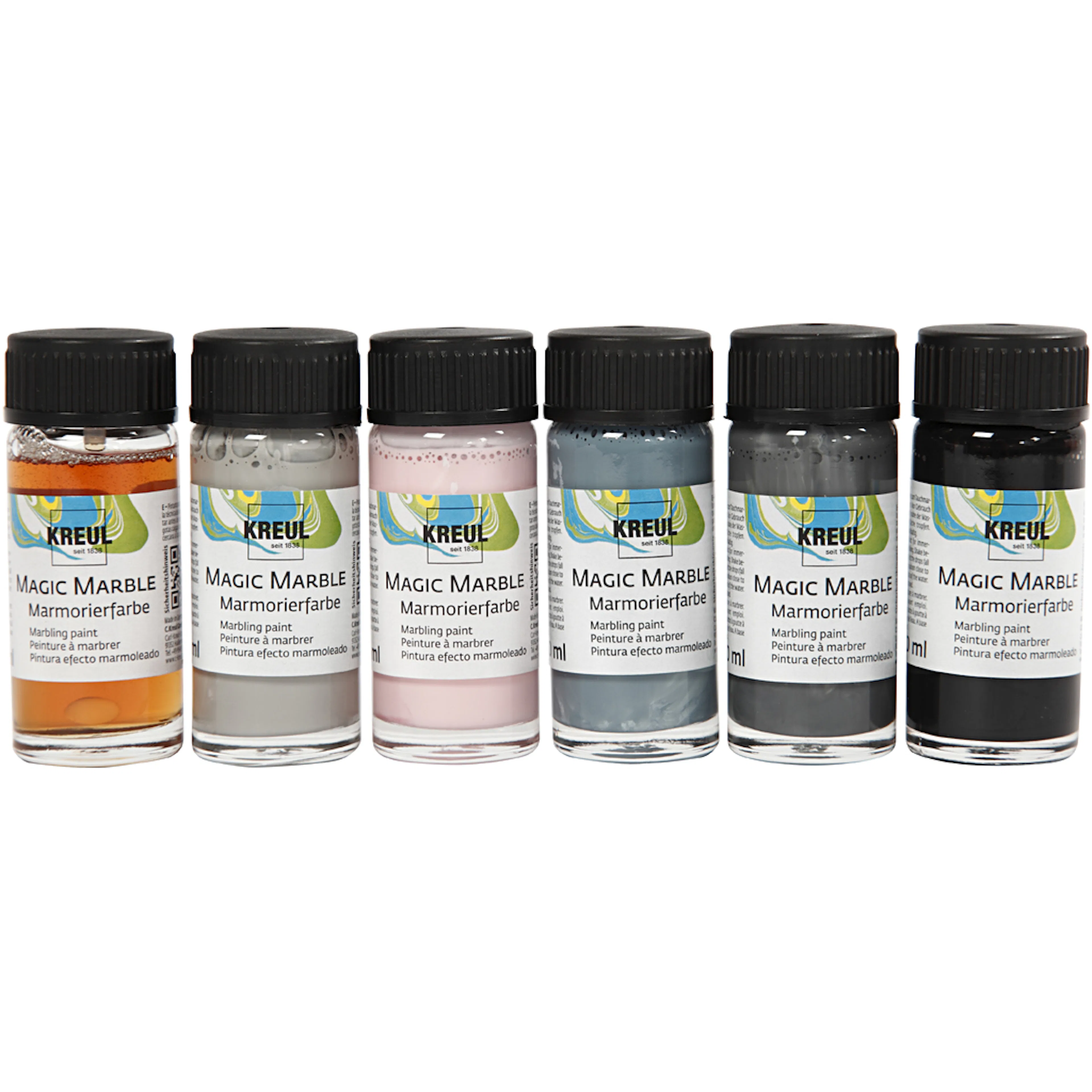 Marmoreringfarge Creativ Company Magisk Duse Farger 6x20 ml/1 Pk