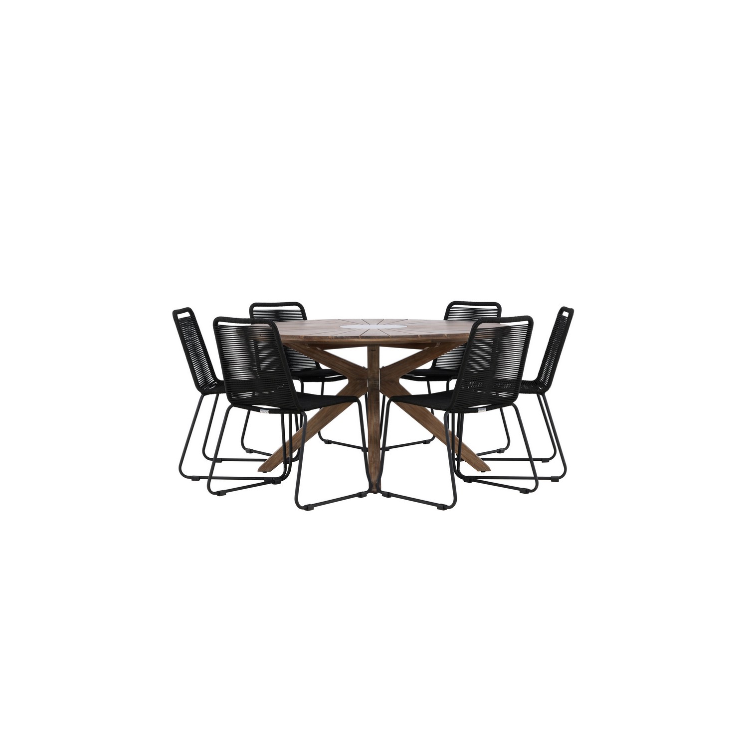 Hagegruppe Venture Home Rosario med 6 Lindos Stoler