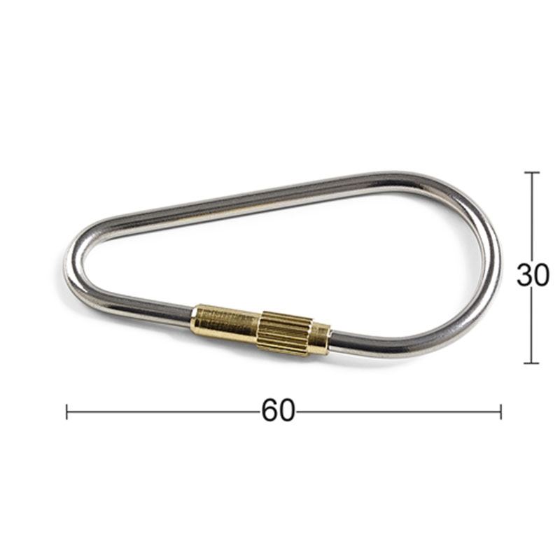 Nøkkelring Habo 60 50 mm