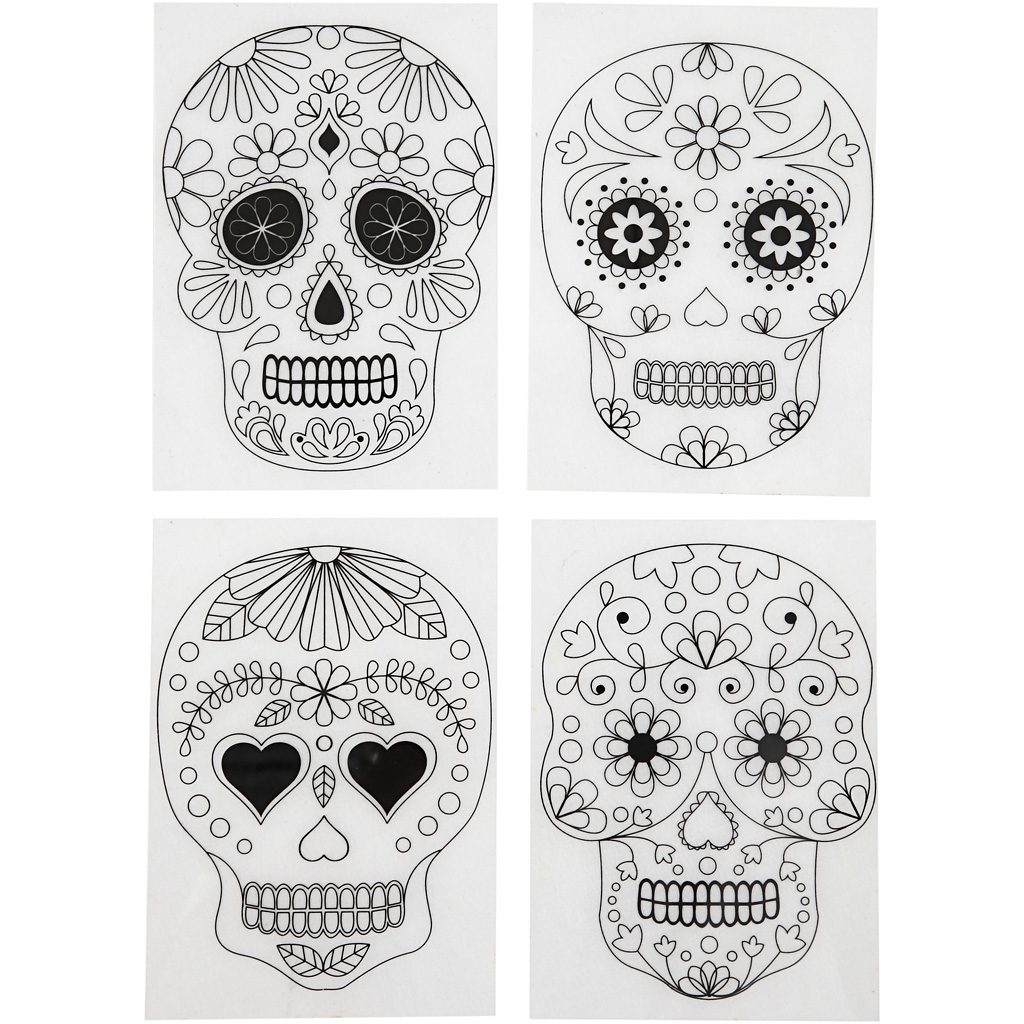 Krympeplast Creativ Company med Motiv Matt Transparent 10,5x14,5 cm 4 ark/1 Pk