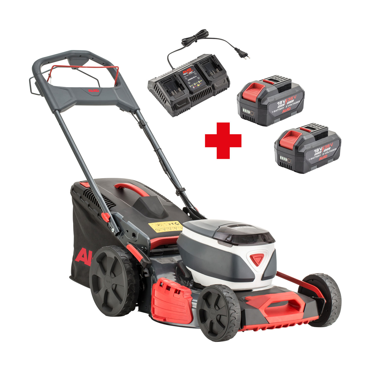 Gressklipper AL-KO 51.6 Li SP (sett) Comfort med Batteri og Lader