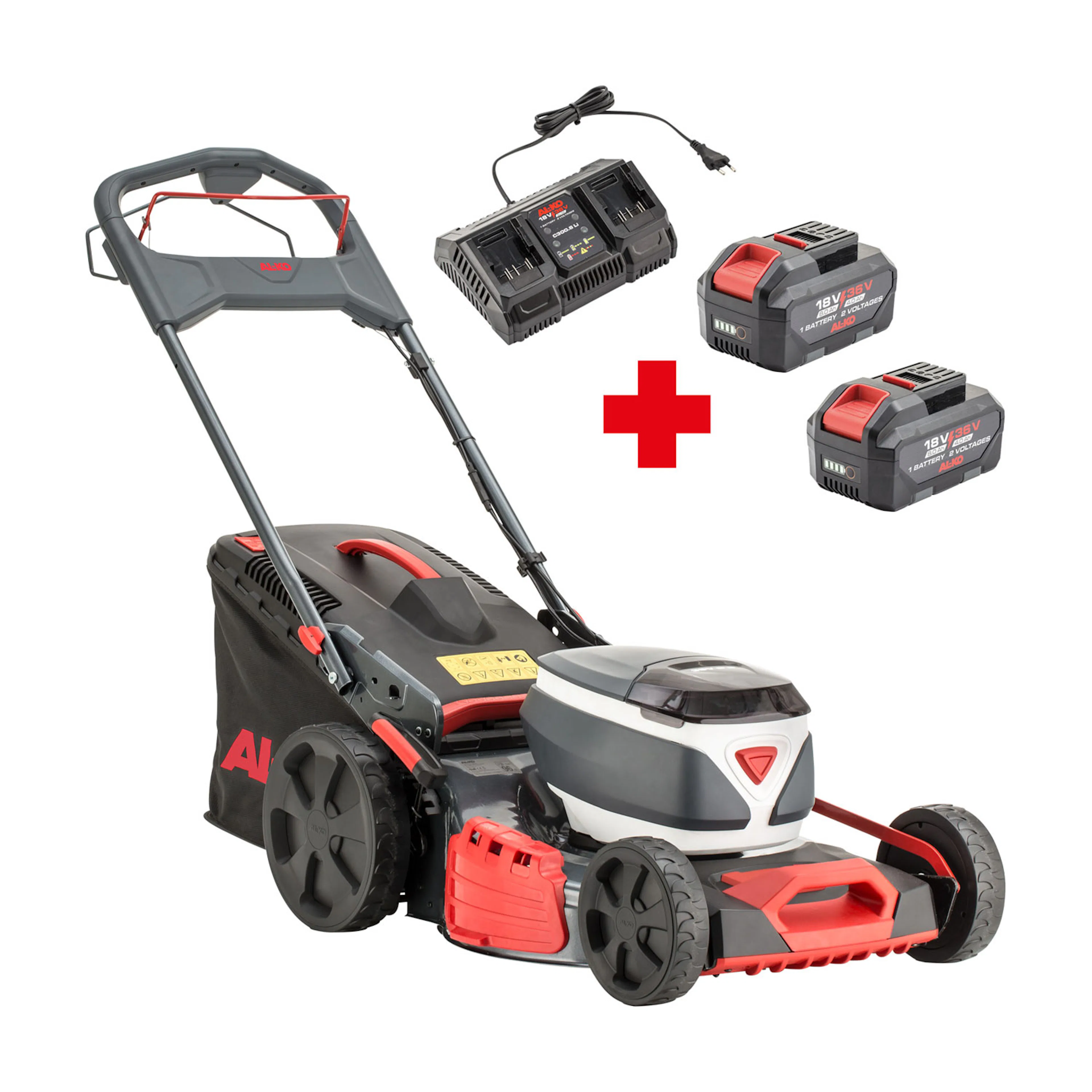 Gressklipper AL-KO 51.6 Li SP (sett) Comfort med Batteri og Lader