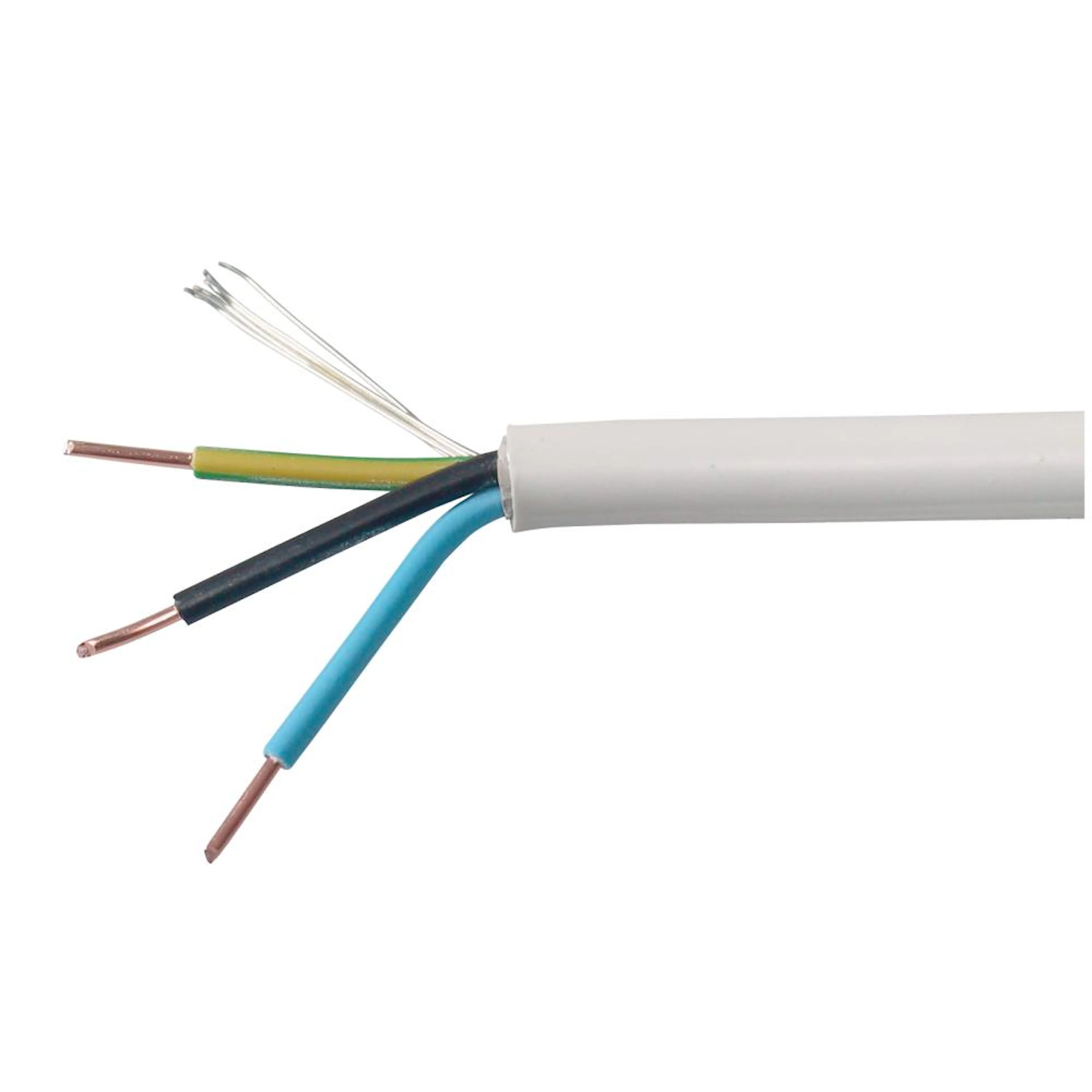 Kabel Bårebo EKLK 3g 1,5 Hvit 10m