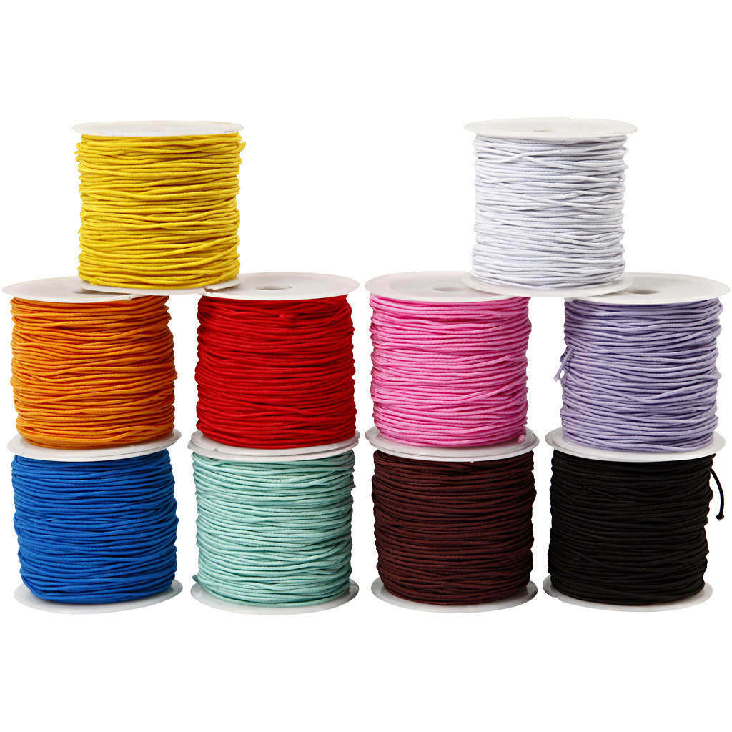 Elastisk Smykketråd Creativ Company Sortiment 10 stk 1 Pk