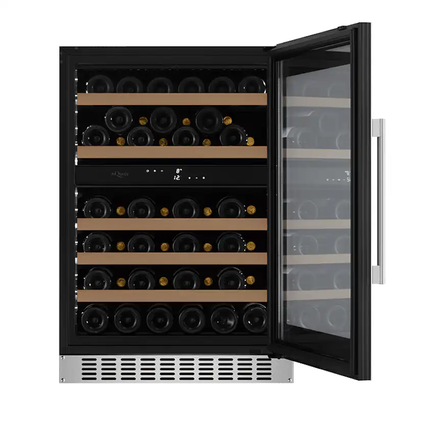 Vinskap mQuvén WineCave 780 60D Rustfritt Stål WCD60S-780