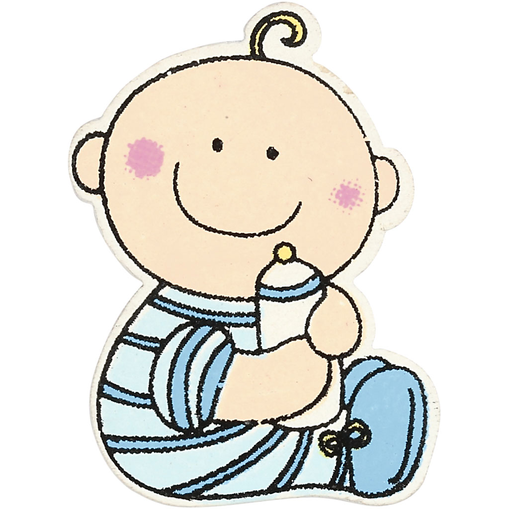 Figurer Creativ Company Baby Str 24x35 mm 10 stk/1 Pk