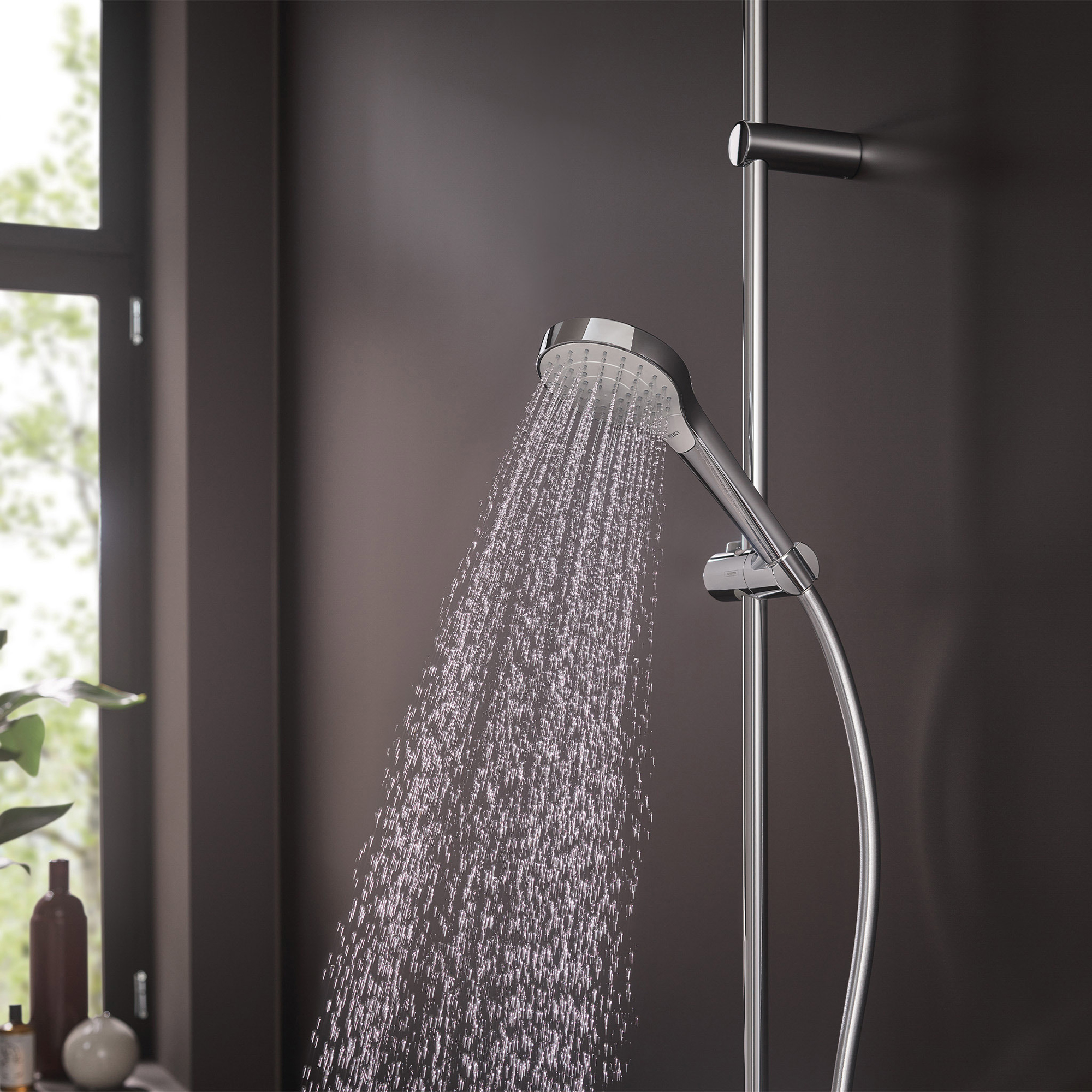 HG Croma Select S Vario Handdusch vit/kr Uten EcoSmart