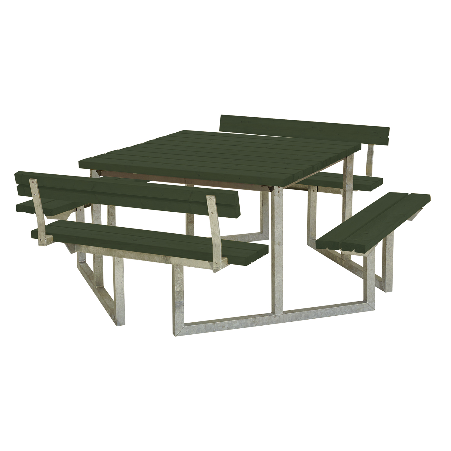 Piknikbord PLUS Twist 204 cm Grønn