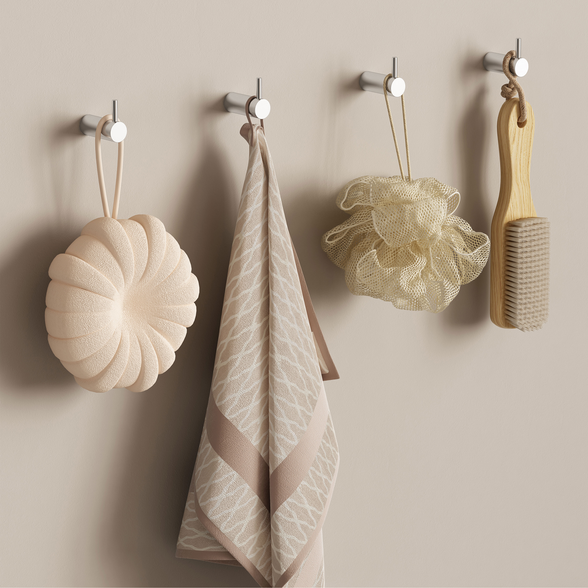 Håndklekrok Lavabo Luna 2-pk