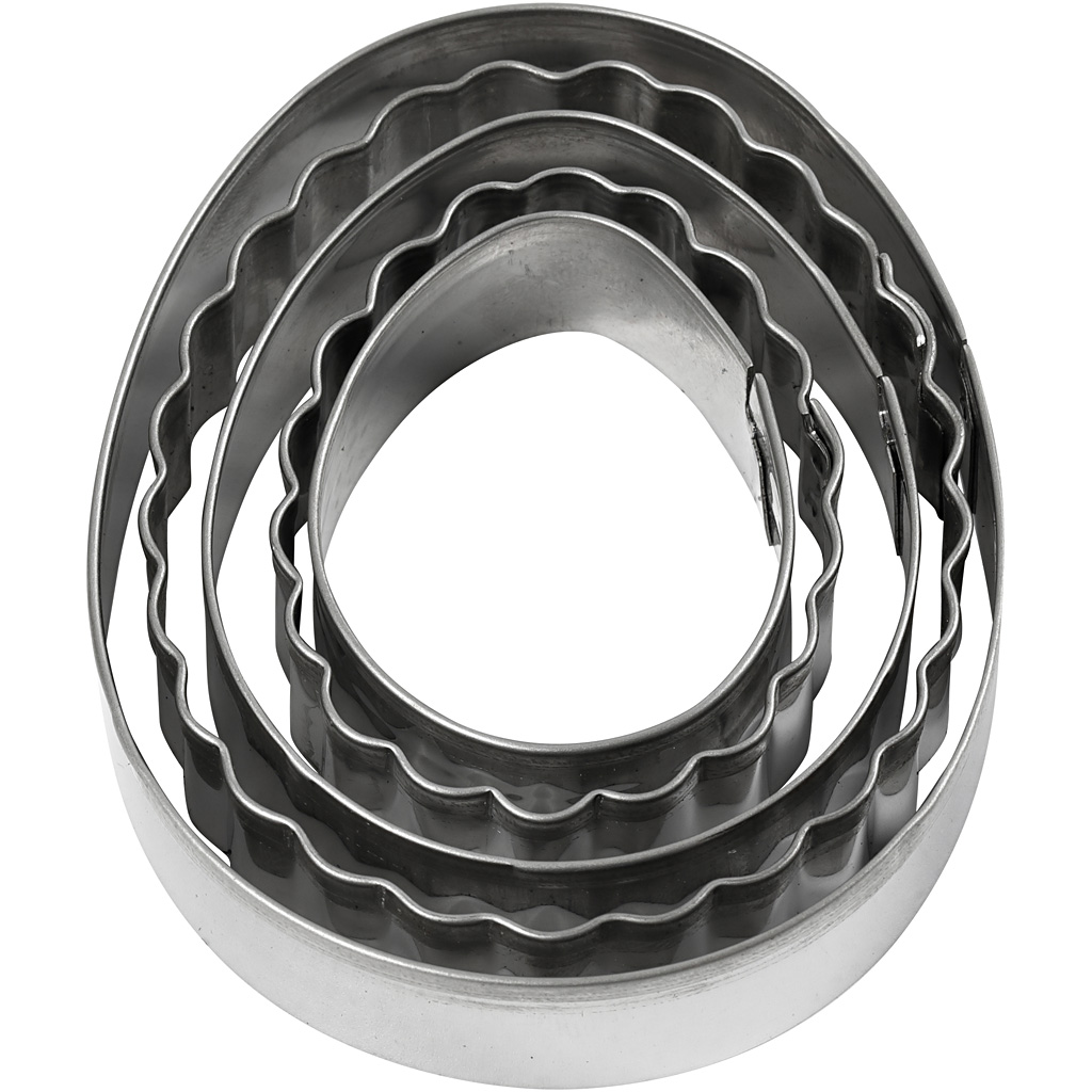 Utstikkerformer for Creativ Company Egg Str 8 cm 5 stk/1 pk