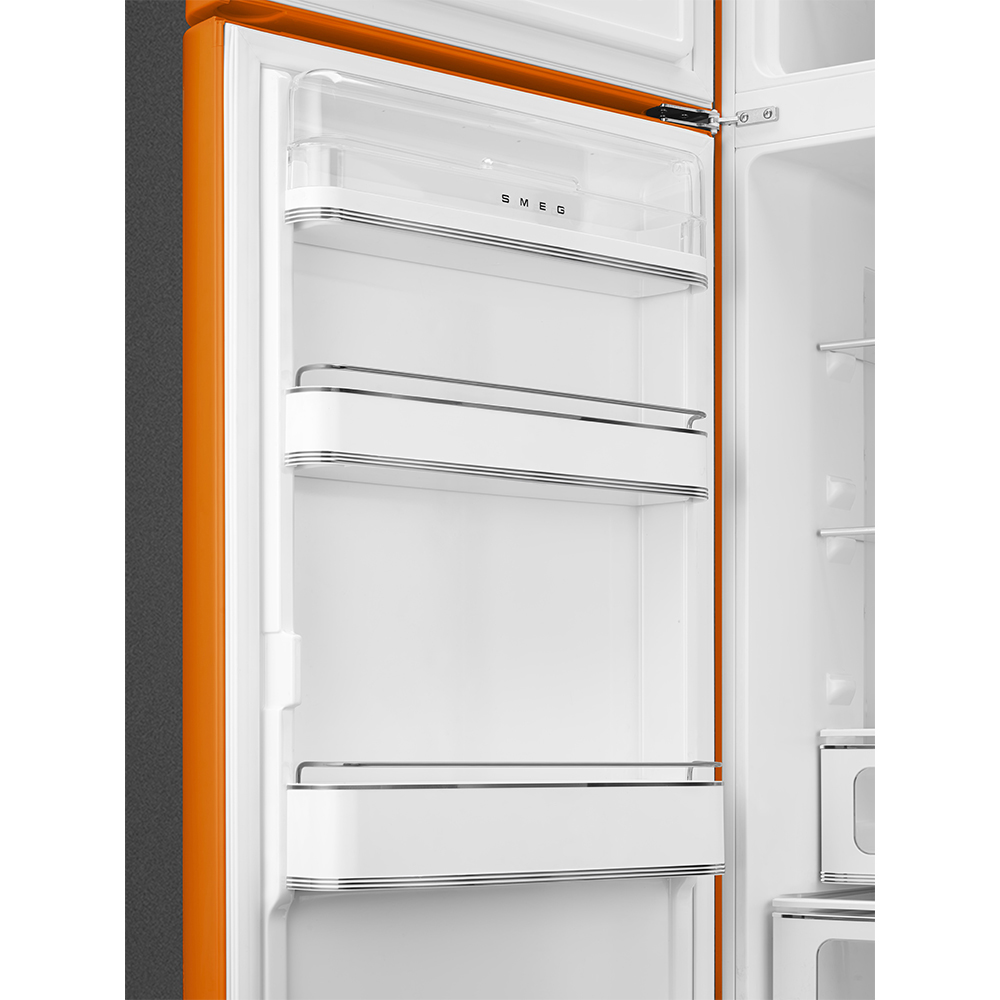 Kombiskap Kjøleskap/Fryser Smeg FAB30LOR6 Orange 50's Style