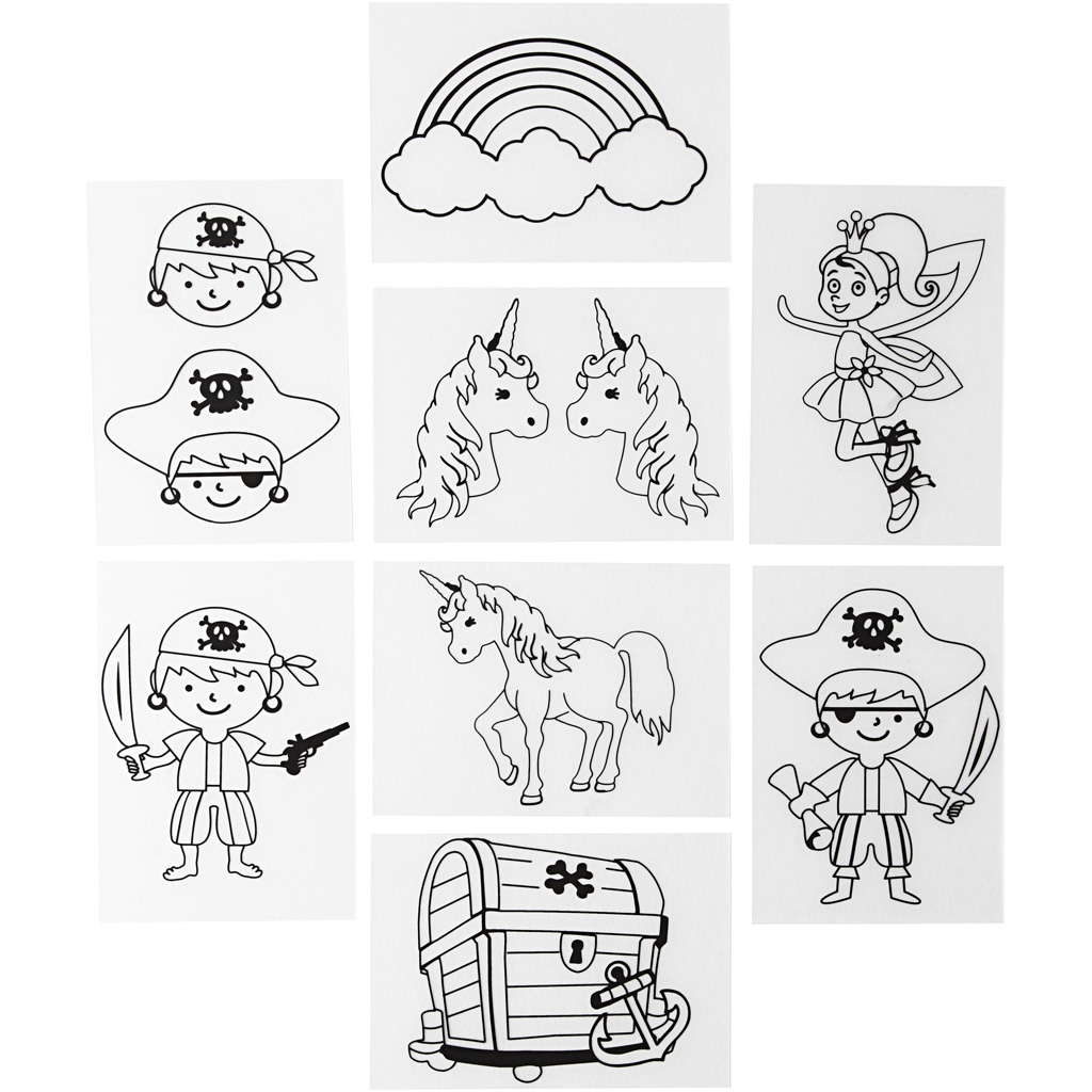 Krympeplast Creativ Company med Motiv 10,5x14,5 cm 36 ark/1 Pk