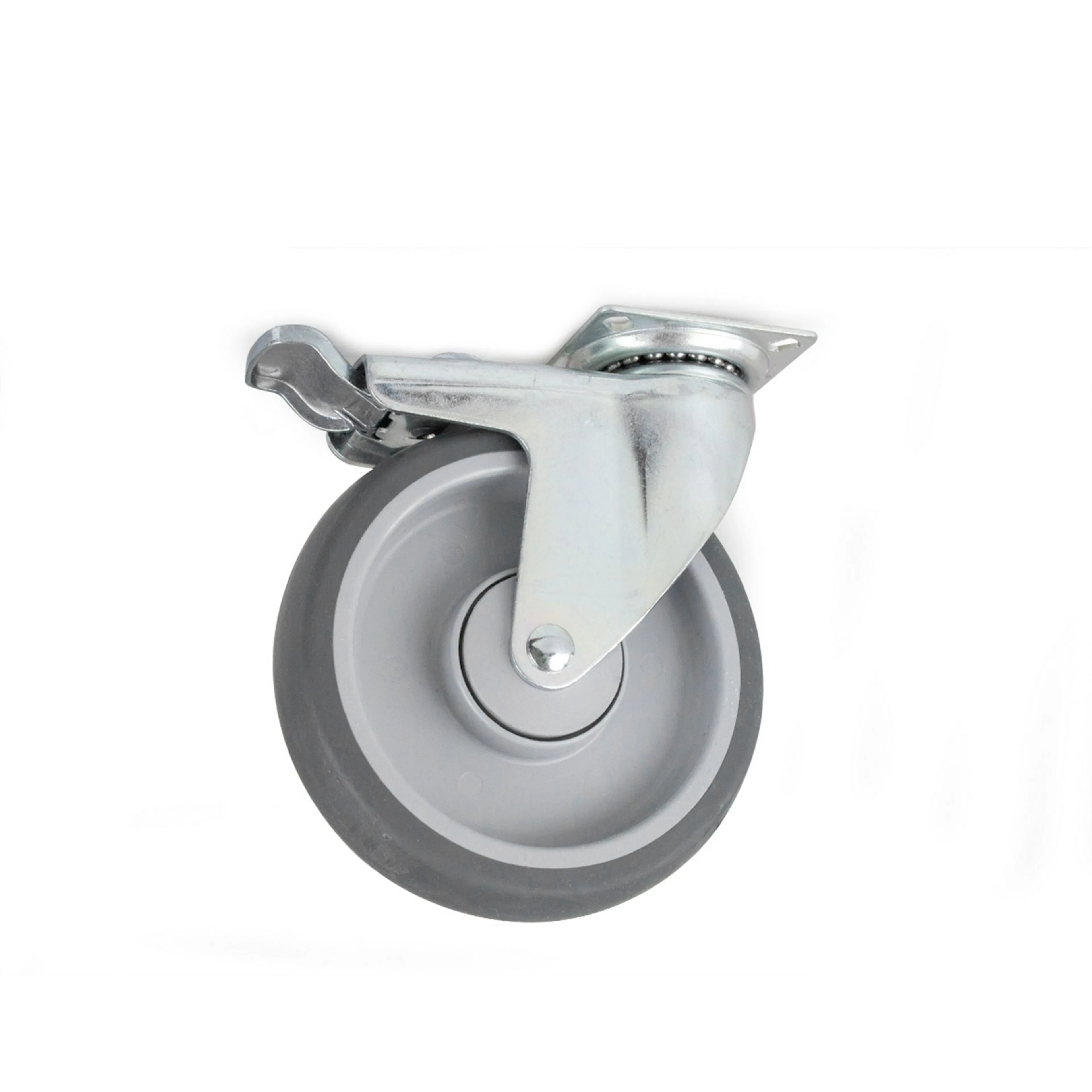 Møbelhjul Habo 4312 med Brems 100 mm
