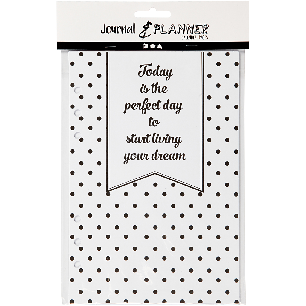Evighetskalender Creativ Company Str 142x210 mm Hvit 1 stk/1 Pk