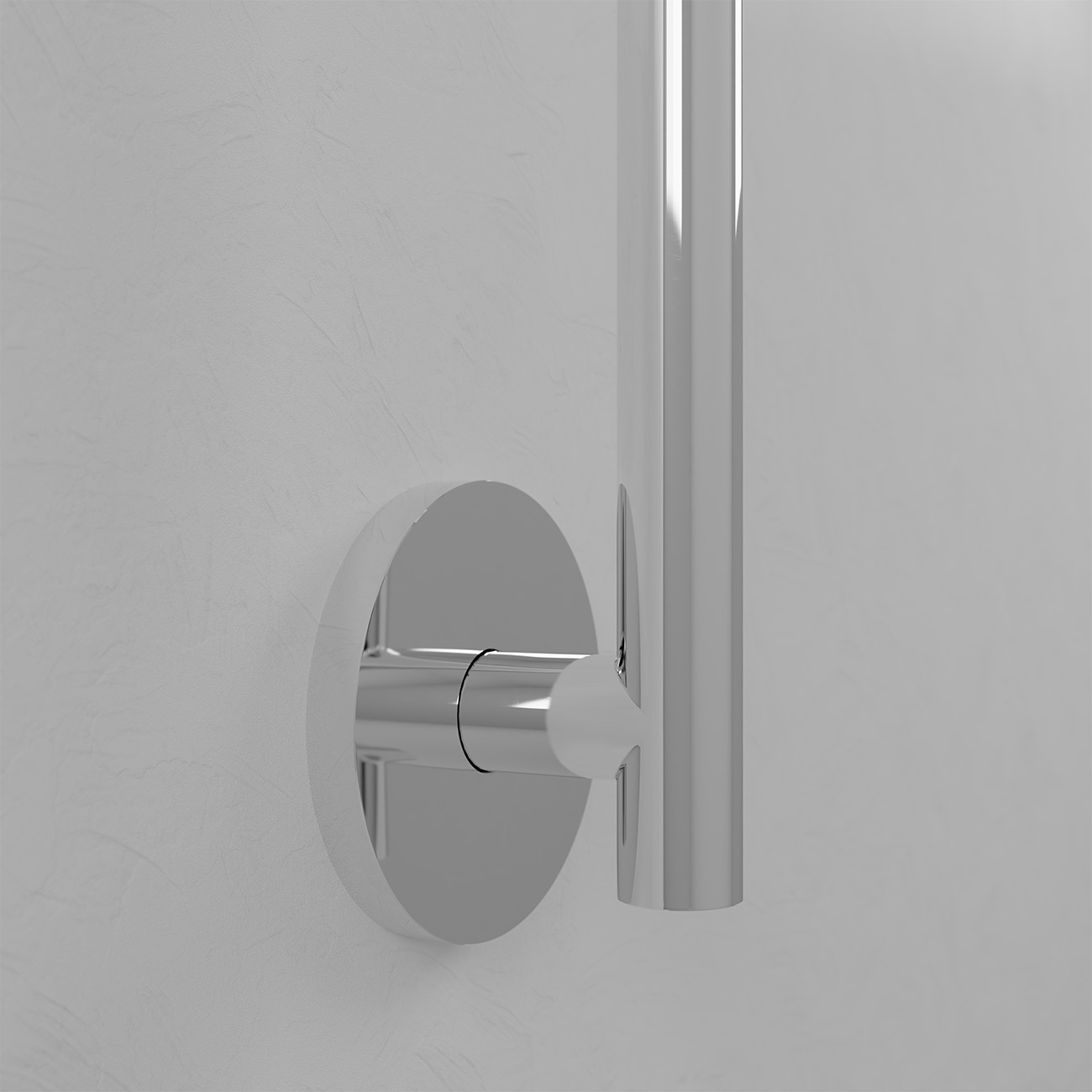 Håndkletørker El Scandtap Cozied 1 Rustfritt Stål Minimalistisk