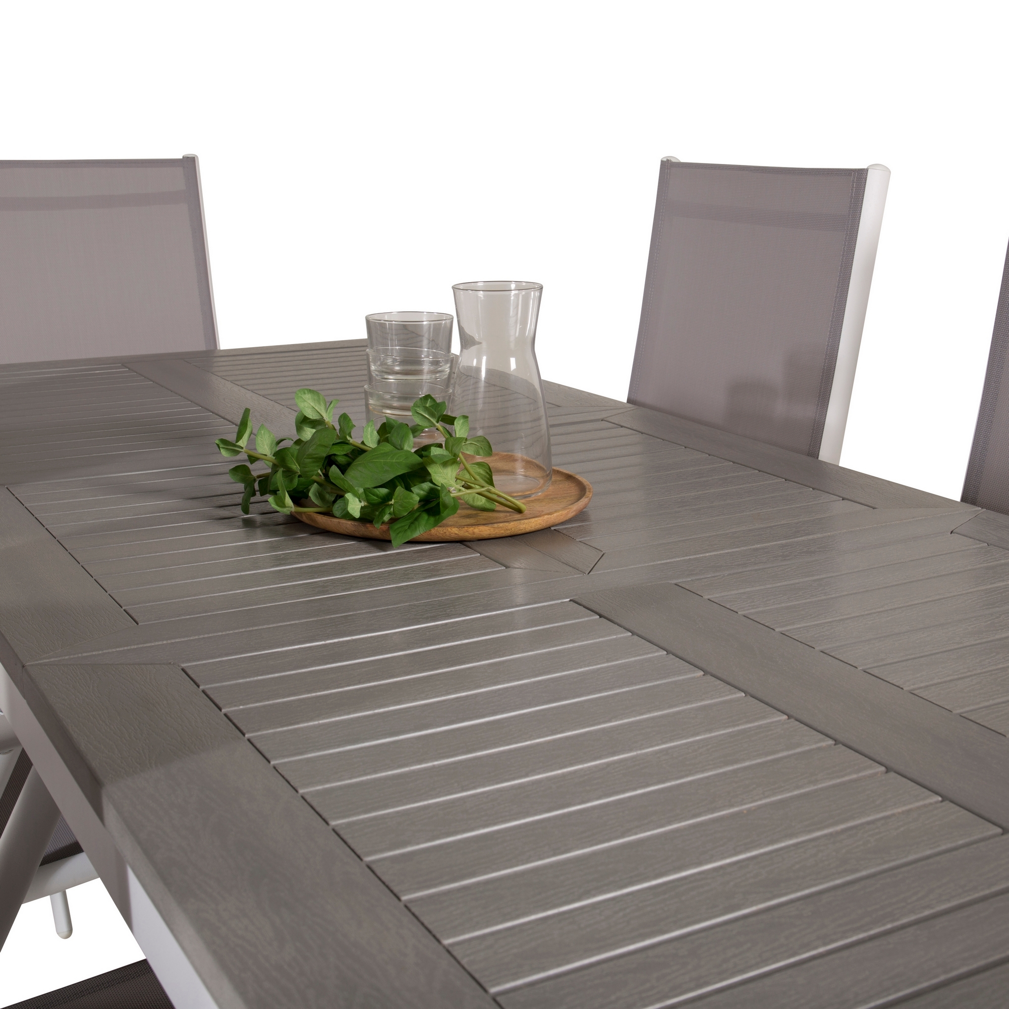 Spisegruppe Venture Home Aleyna 152/210 med 6 Bront Stoler