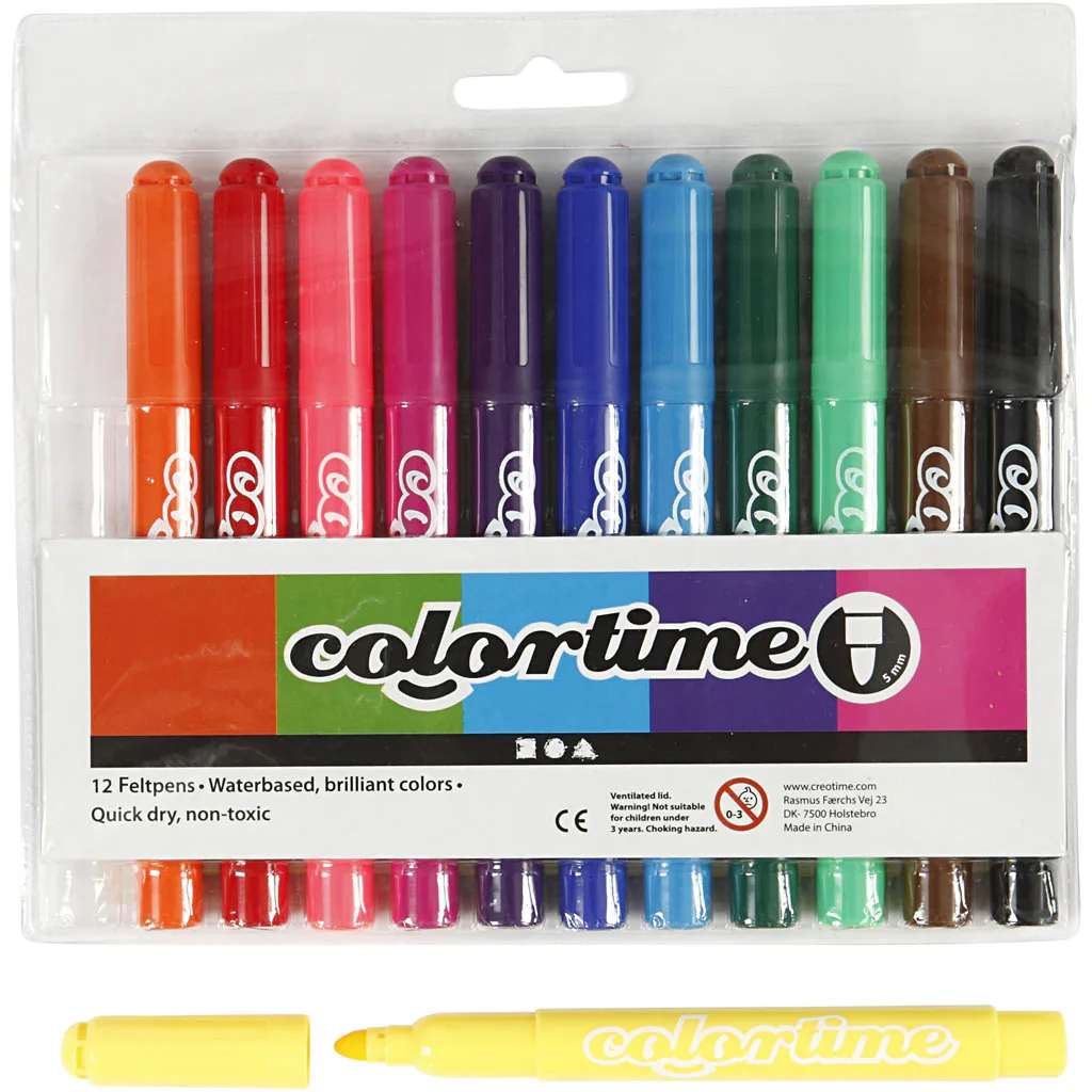 Tusjpenner Creativ Company Colortime Strek 5 mm 1 Pk