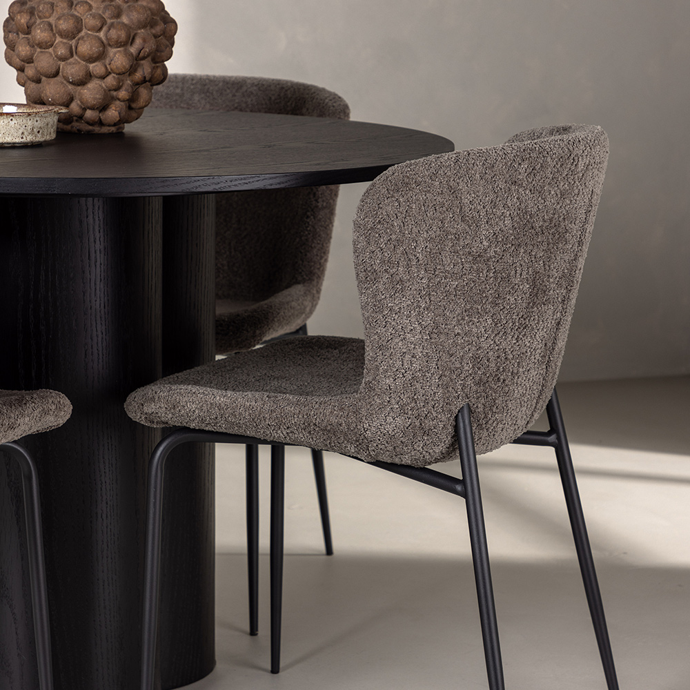 Spisegruppe Venture Home Olivia med 4 Modesto Stoler