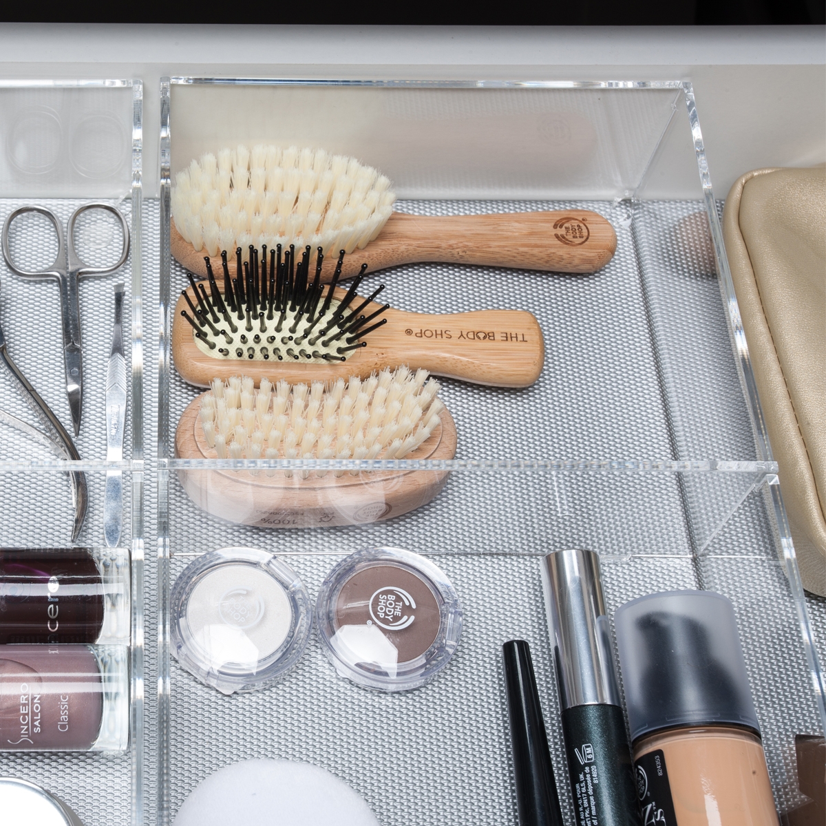 Skuffeinndeler Korsbakken B Plexiglass Stor 2 rom