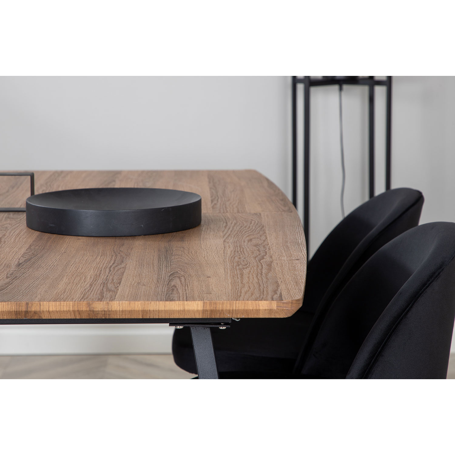 Spisegruppe Venture Home Inca med 4 Velvet Stoler