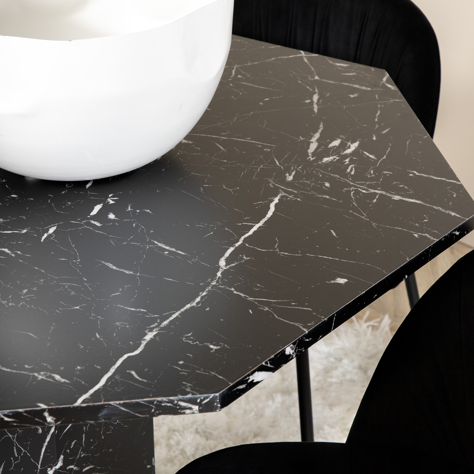 Spisegruppe Venture Home Monte Carlo med 4 Wrigley Stoler