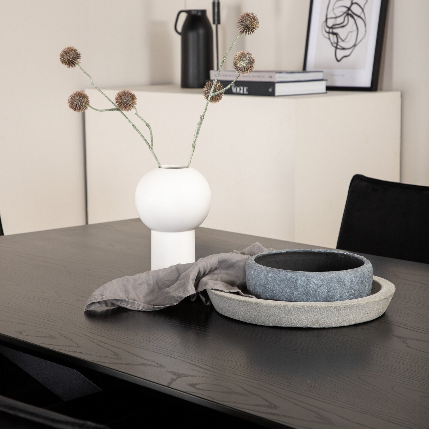 Spisegruppe Venture Home med Piata Spisebord og 6 Annika Spisestoler
