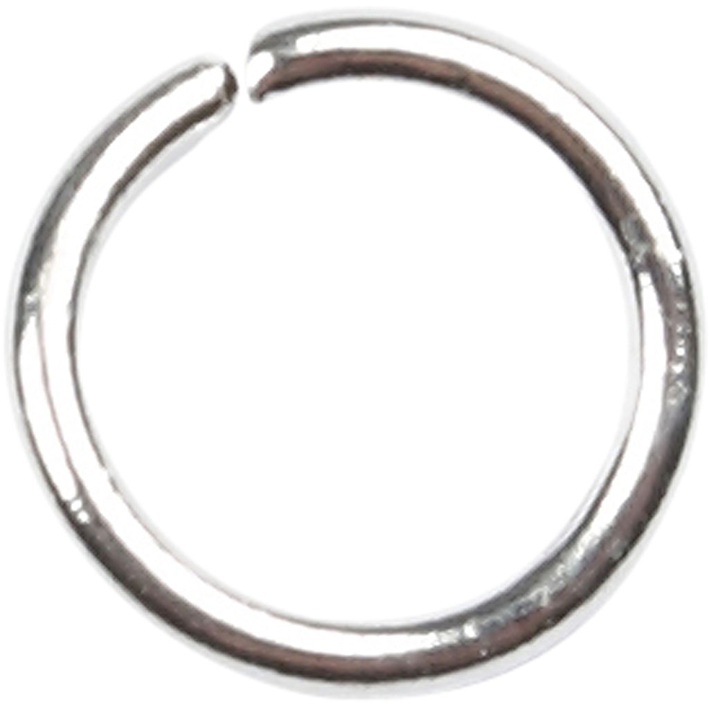 O-Ring Creativ Company Forsølvet str 5,4 mm Tykkelse 0,7 mm 500 Stk/1 Pk