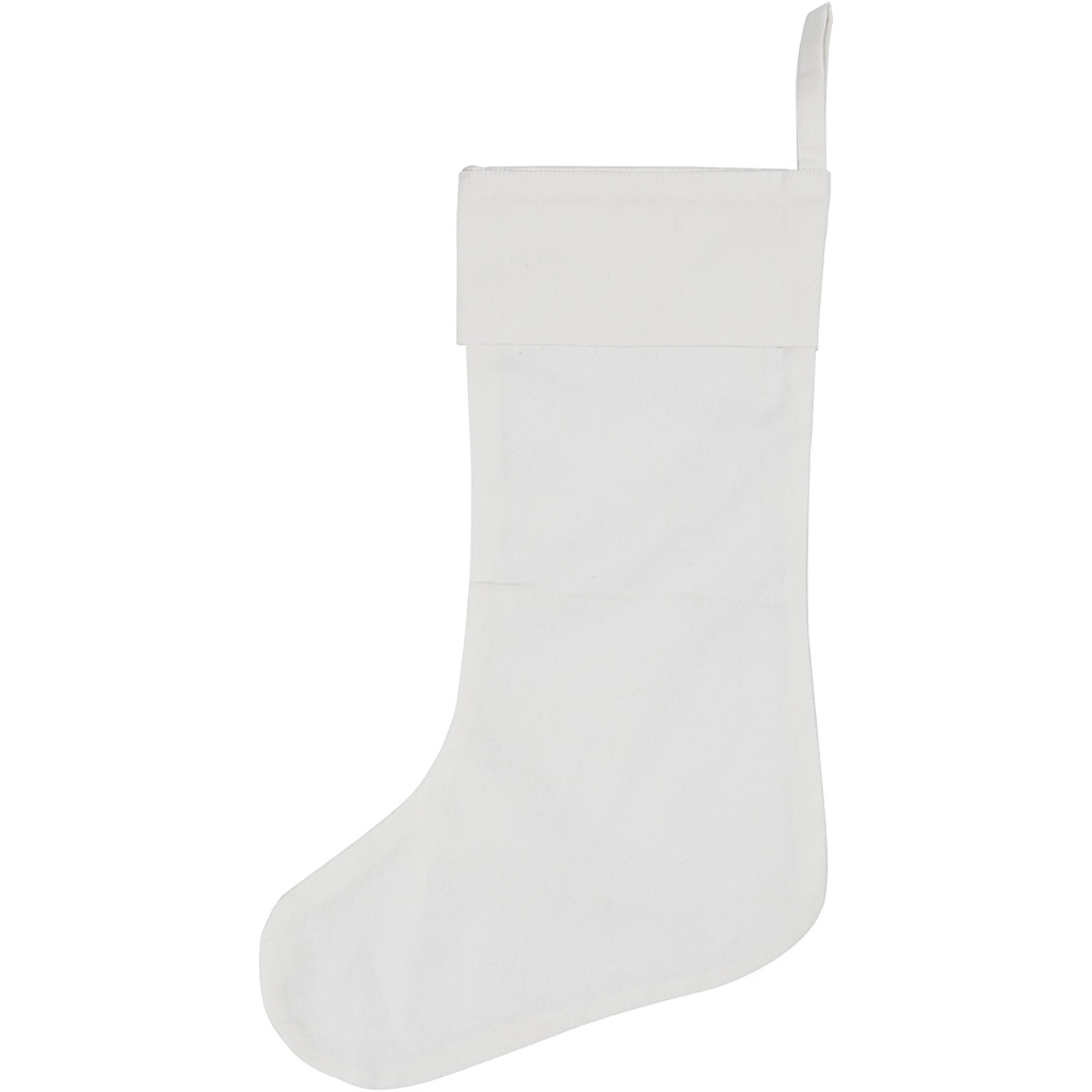 Julestrømpe Creativ Company 40x26 cm Hvit 1 stk