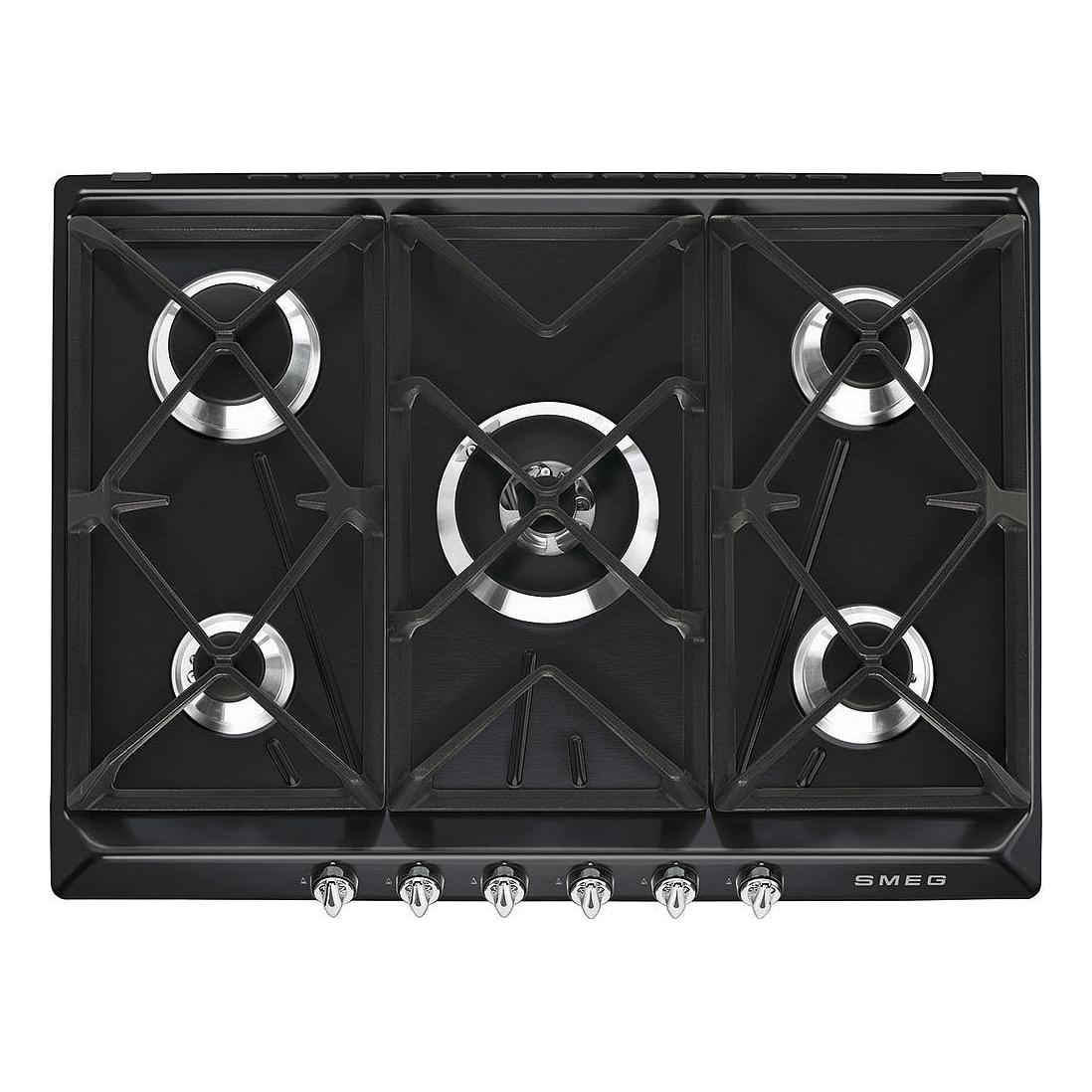 Smeg Gashäll Victoria SR975NGH Sort
