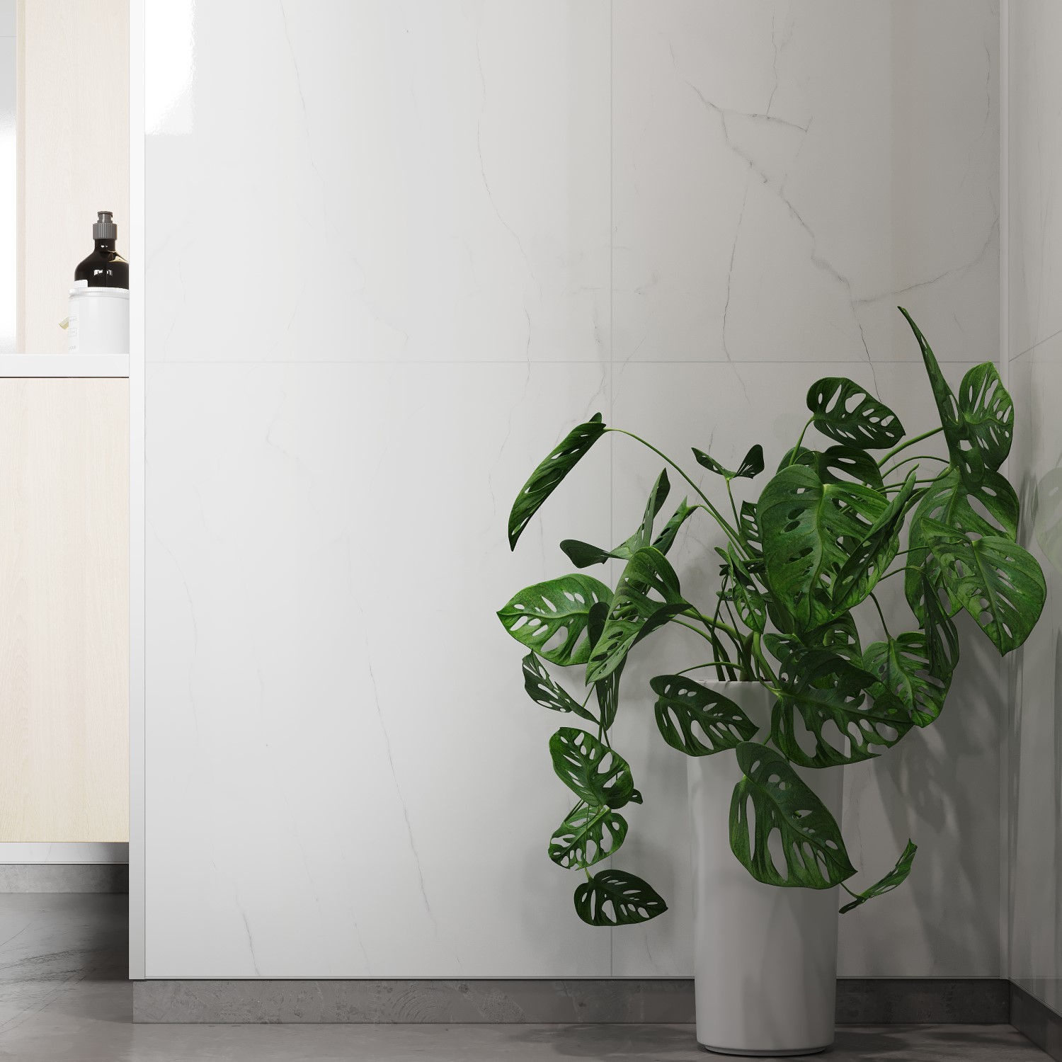 Baderomspanel Fibo 3487-M6080HG Bright Marble