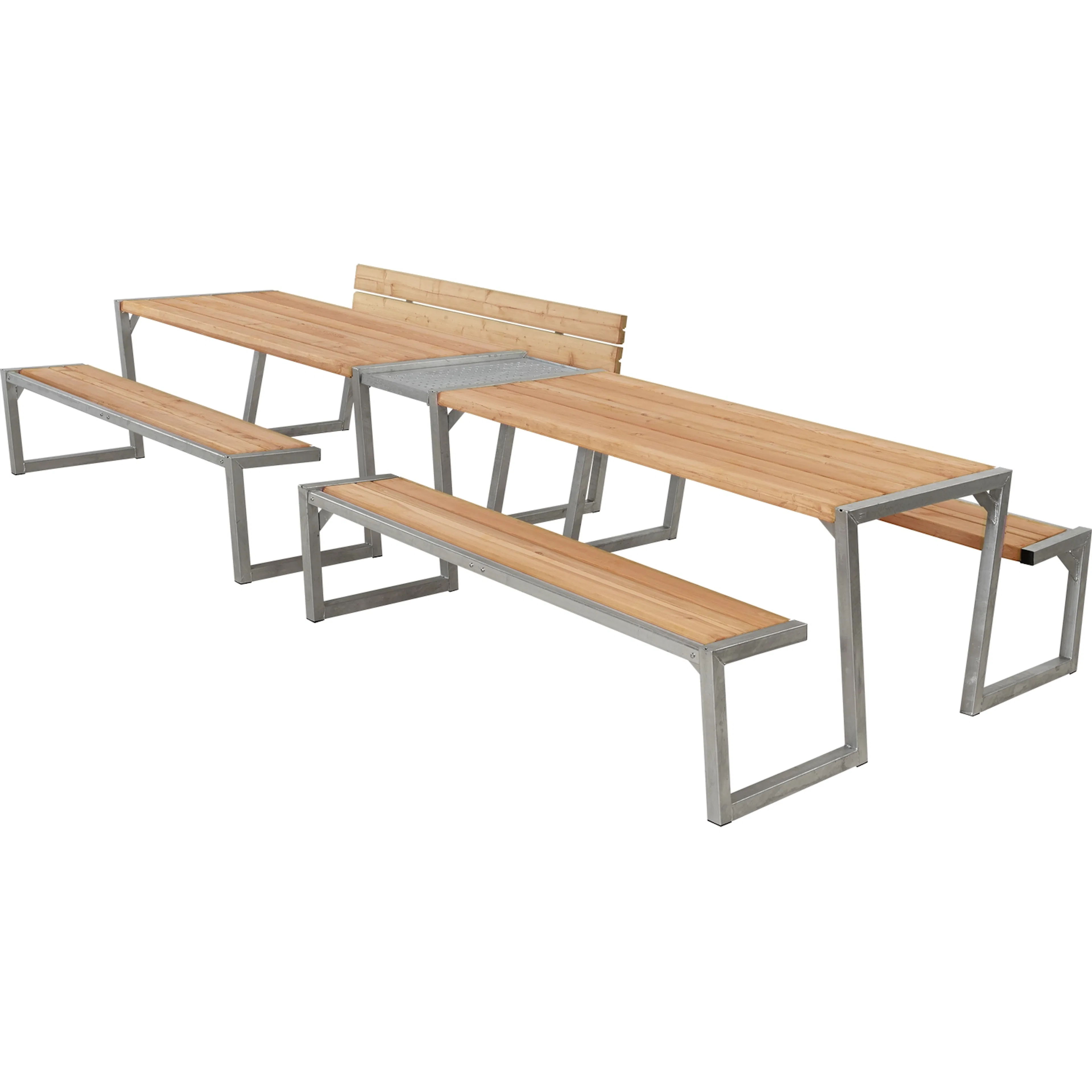 Piknikbord PLUS Zigma med Ryggstøtte 392 cm