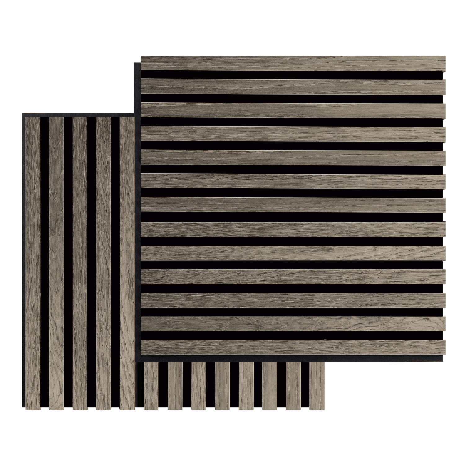 Akustikpanel SQUARE - Grey oak 2st Grå Eik