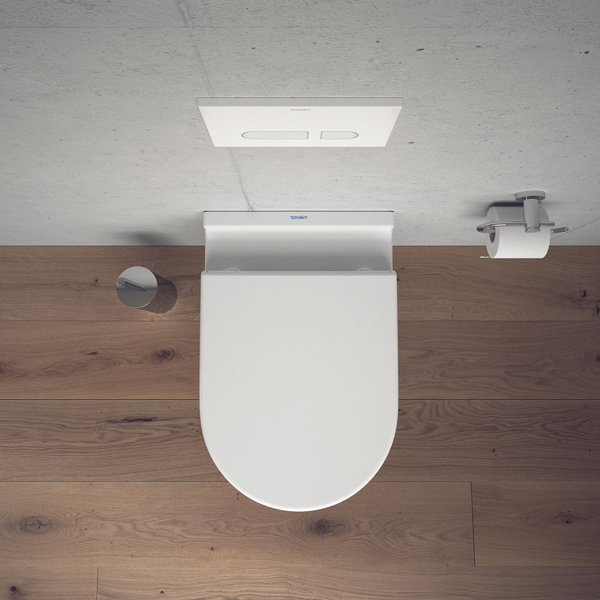 Vegghengt Toalett Duravit Starck 3 Rimless med Toalettsete
