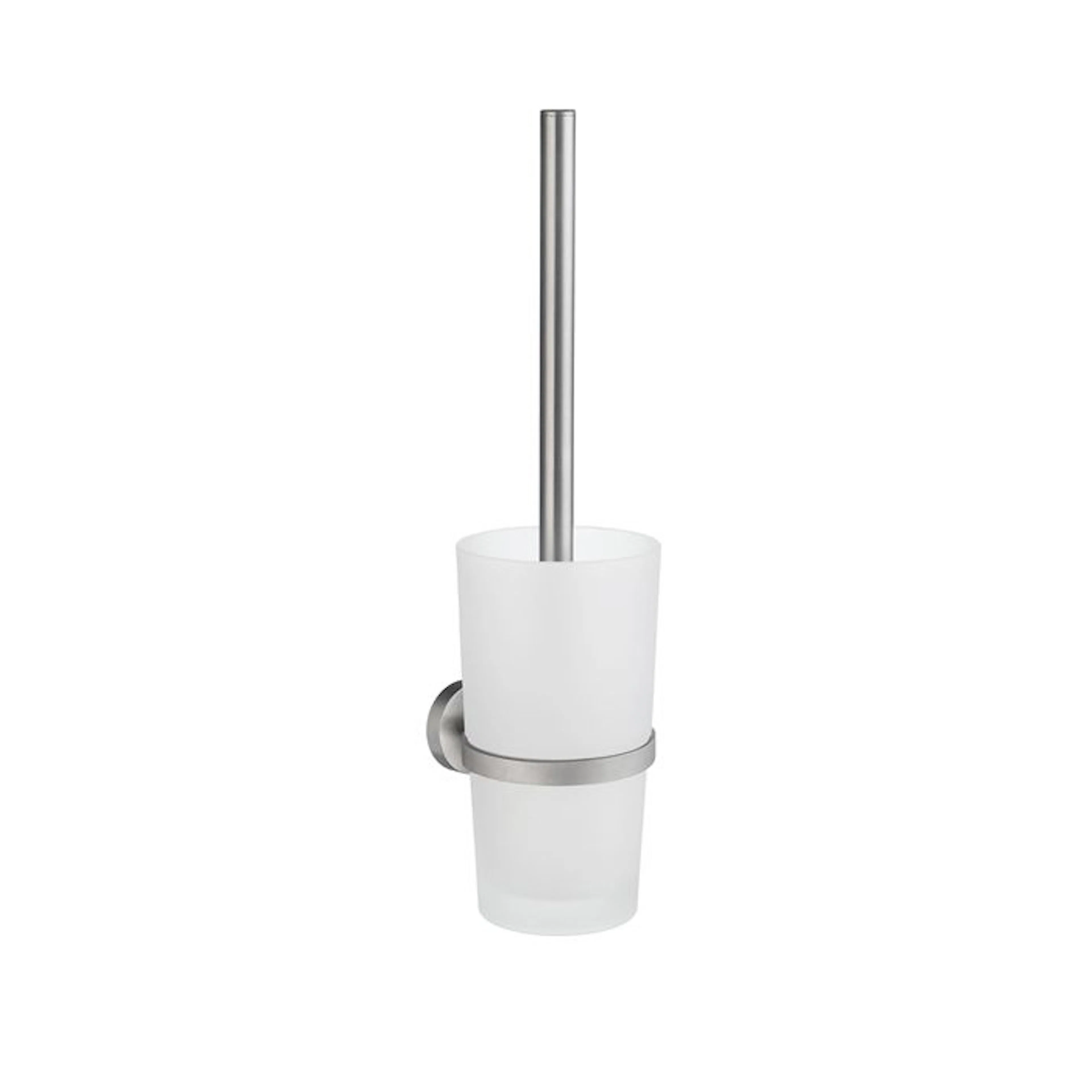 Toalettbørste Smedbo HS333 Krom/Frostet Glass