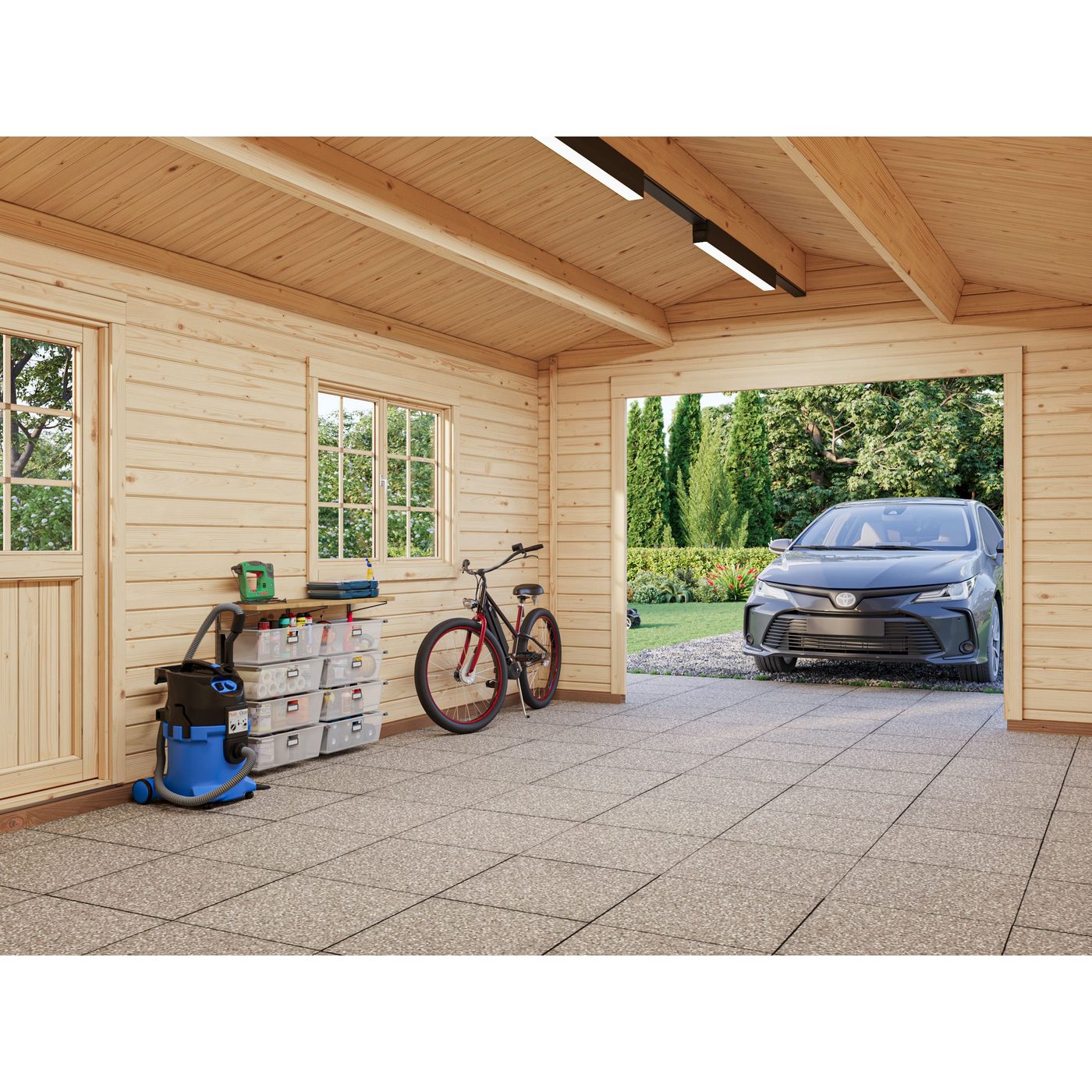Garasje Palmako Roger 19,0 m2 uten Port
