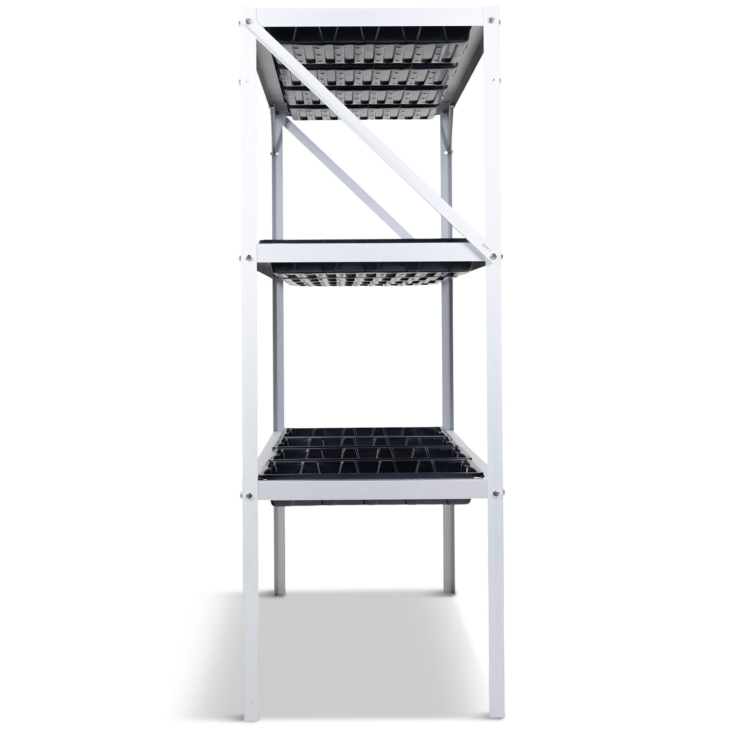Drivhusbord Metalcraft 113cm med planleggingsskuffer