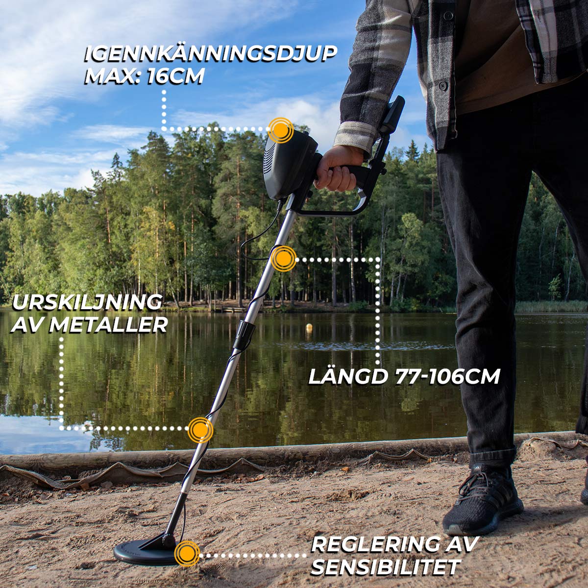Metall detektor Klondike Premium