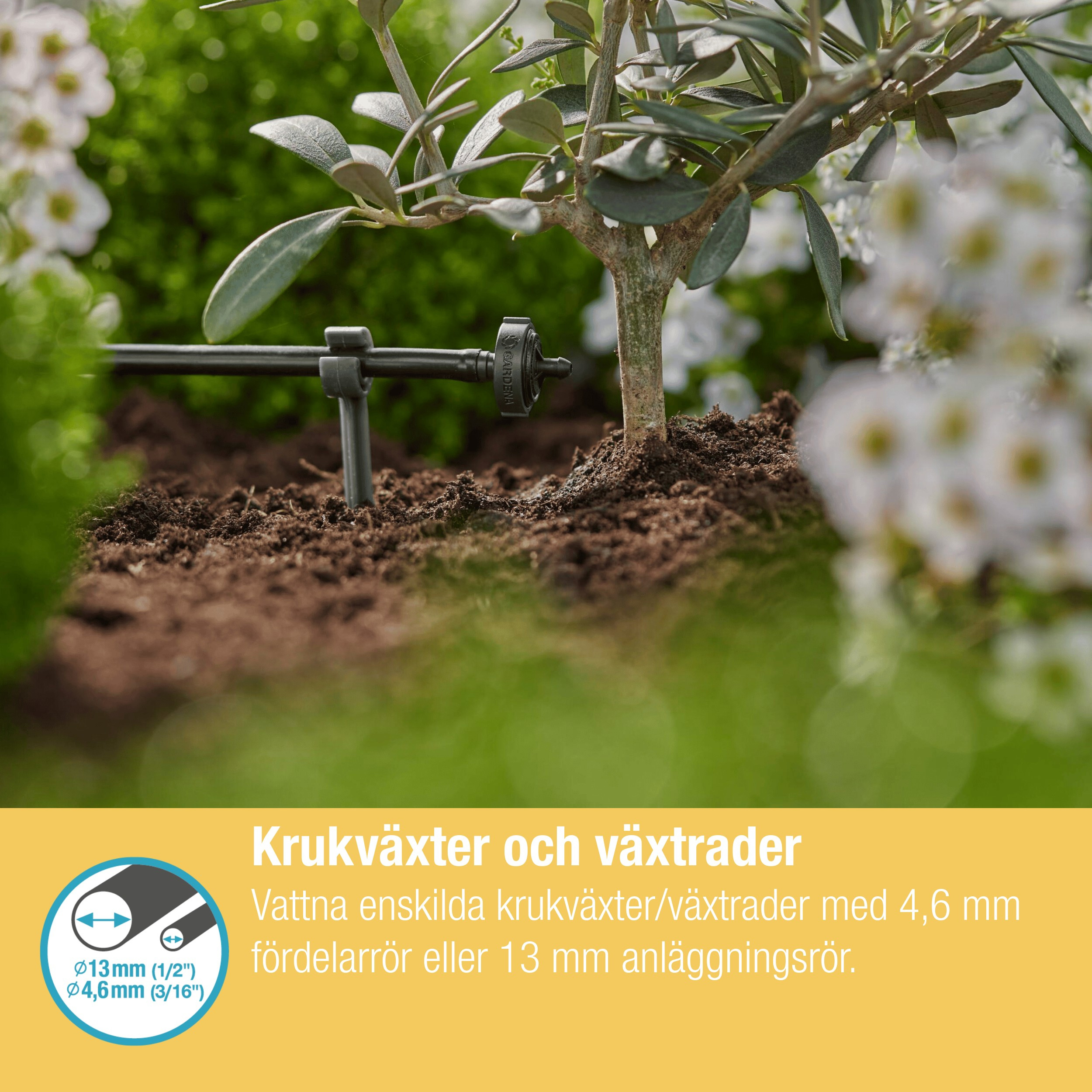 Dryppfordeler Gardena Micro-Drip 2 l/h Trykkregulerende