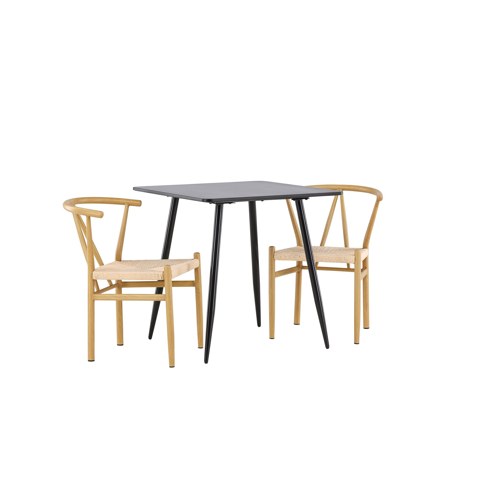 Spisegruppe Venture Home Polar 75 med 2 stk Alfons Stoler