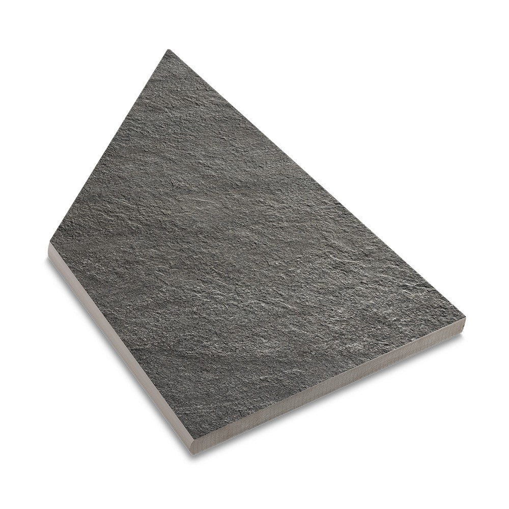 Klinker Bricmate Z Quartzit Black Pool Inner Corner Right 30x60 cm