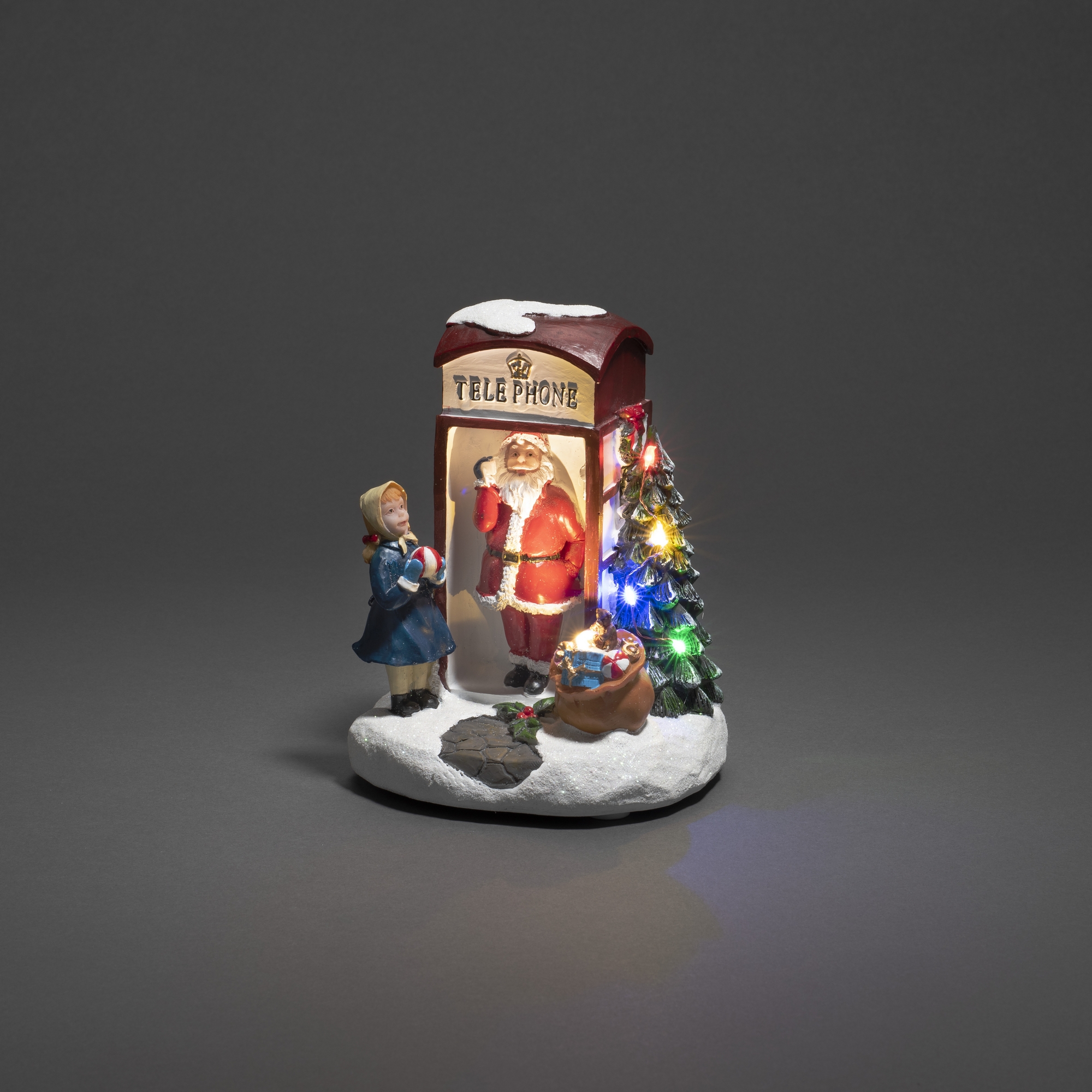 Juleby Gnosjö Konstsmide Telefonkiosk 5 LED