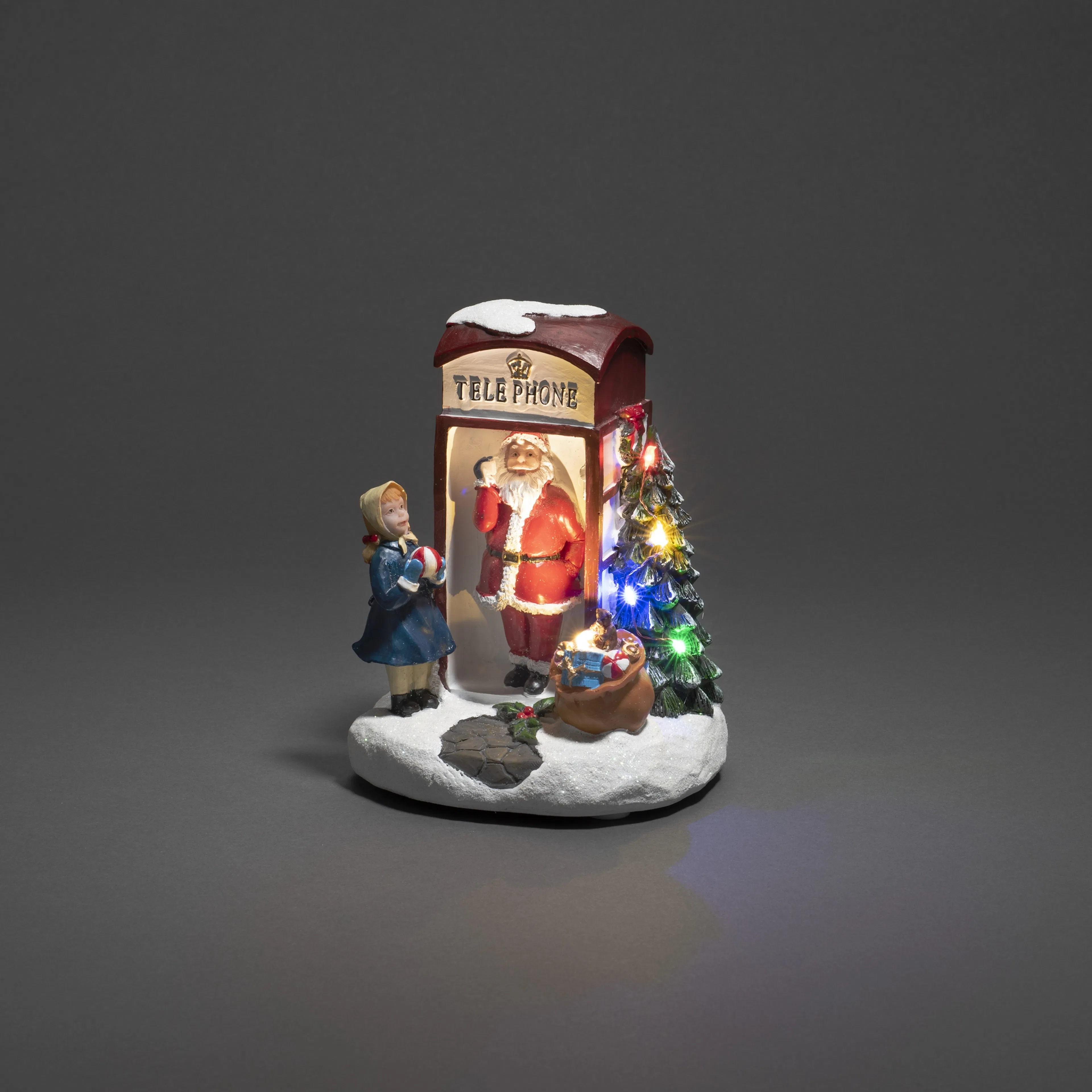 Juleby Gnosjö Konstsmide Telefonkiosk 5 LED