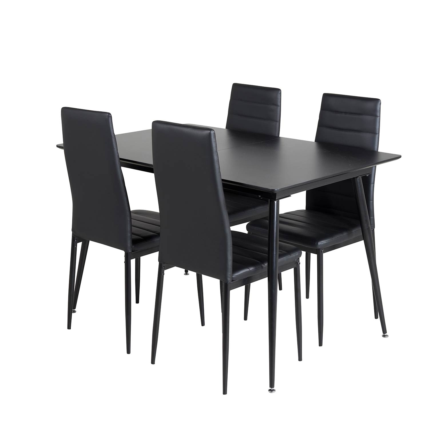 Spisegruppe Venture Home Silvia med Innleggsplate og 4 Sly Stoler
