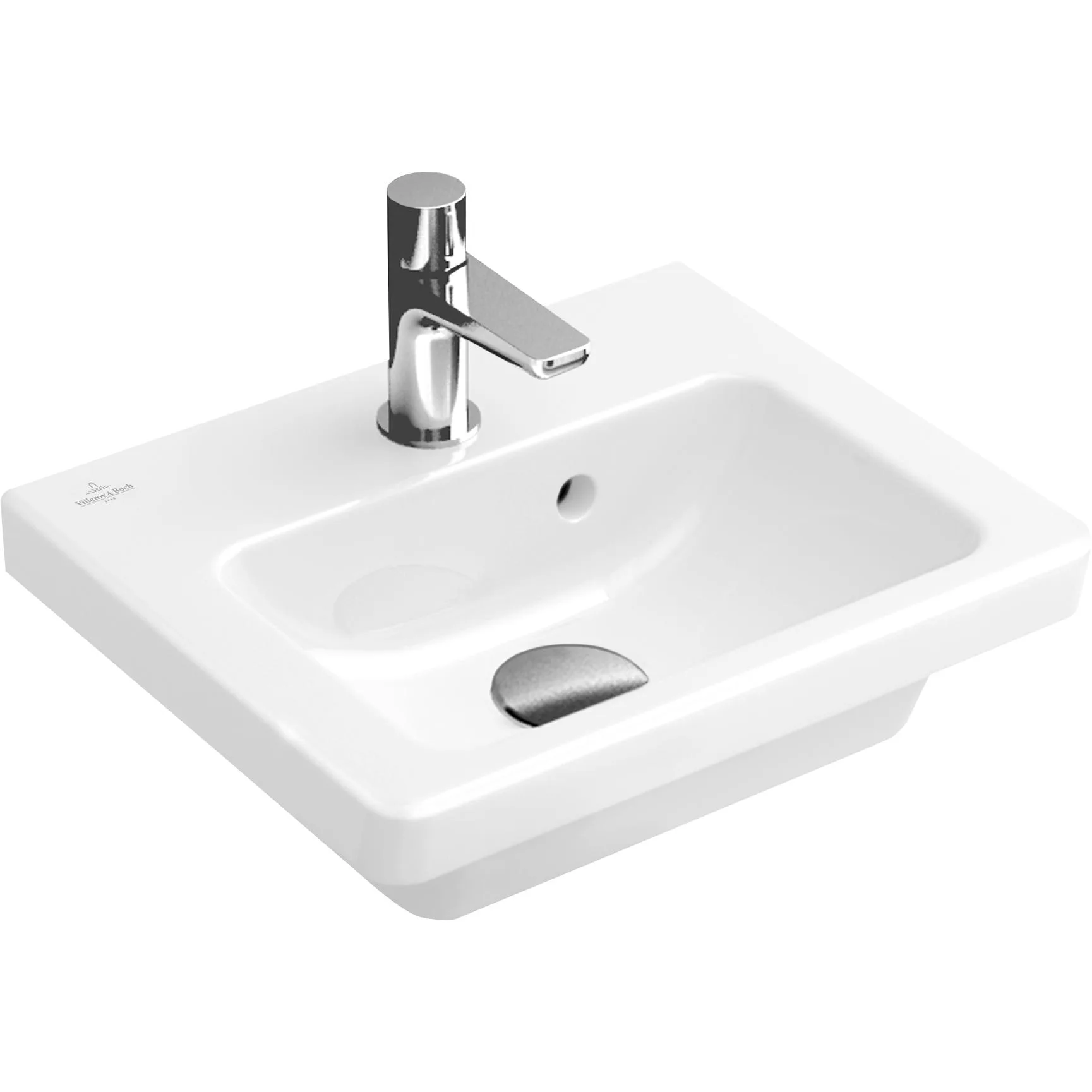Tvättställ Villeroy & Boch Subway 2.0 Rektangulärt Med Bräddavlopp