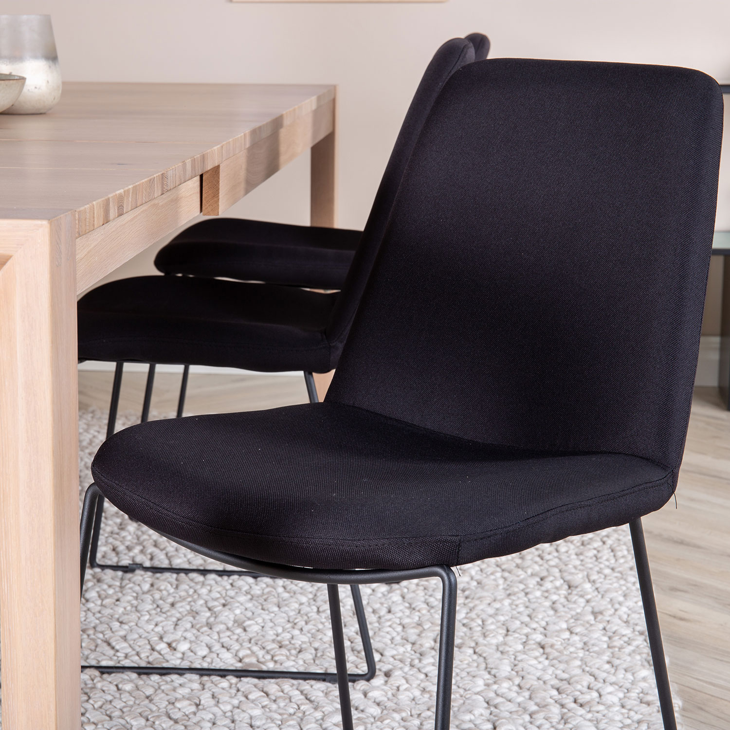 Slider Extention Table - White Wash - 170+40+40cm +Muce Dini Natur